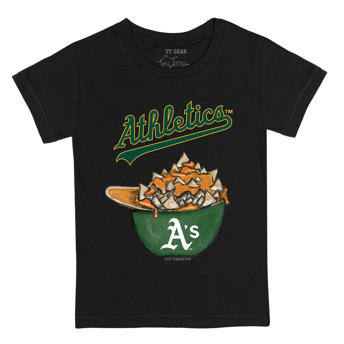 Oakland Athletics Nacho Helmet Tee Shirt
