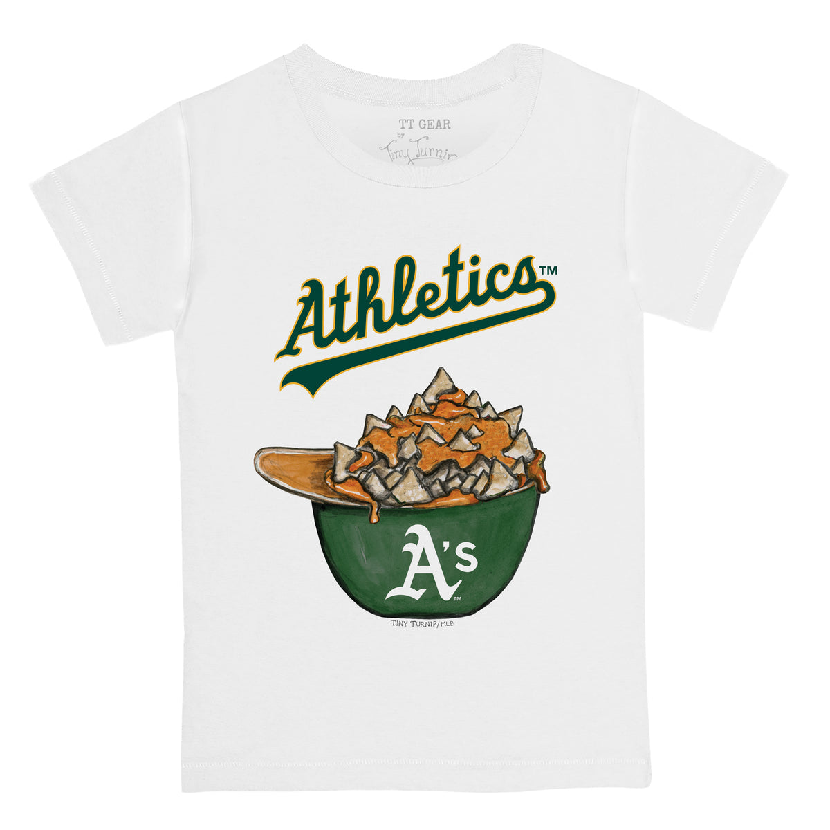 Oakland Athletics Nacho Helmet Tee Shirt