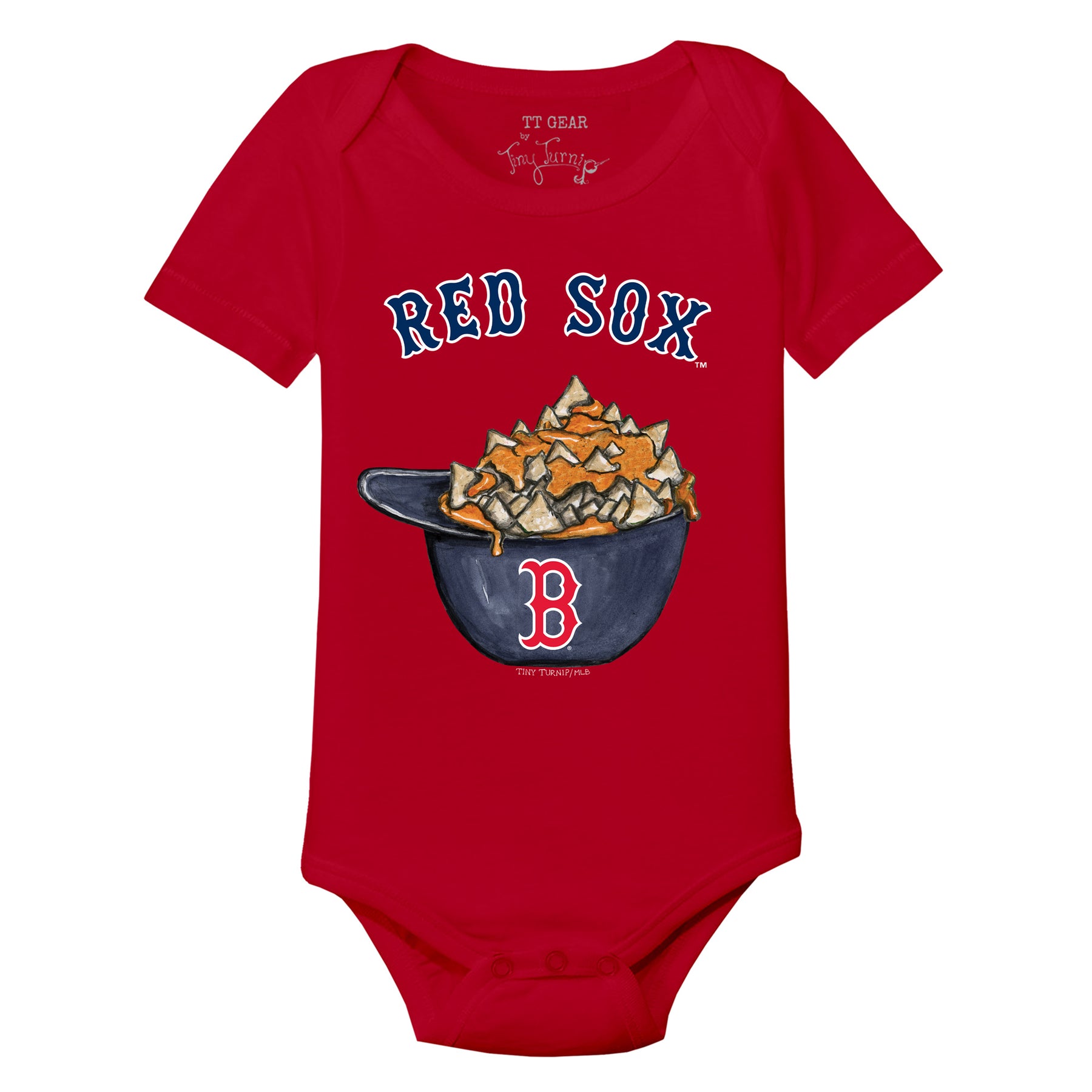 Boston Red Sox Nacho Helmet Short Sleeve Snapper