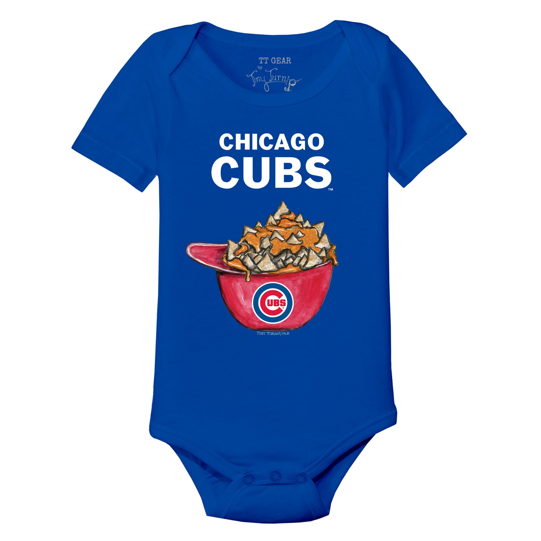 Chicago Cubs Nacho Helmet Short Sleeve Snapper