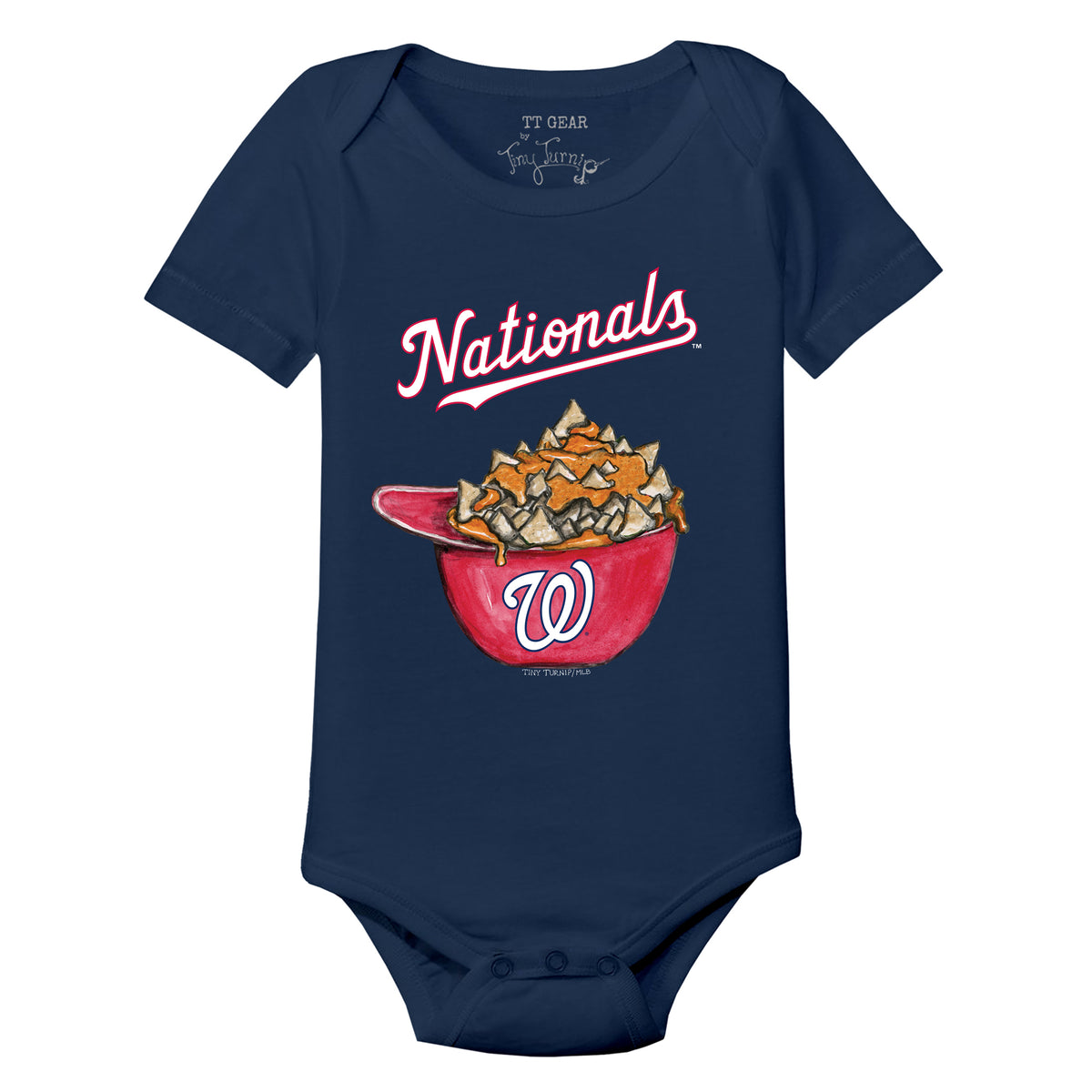 Washington Nationals Nacho Helmet Short Sleeve Snapper