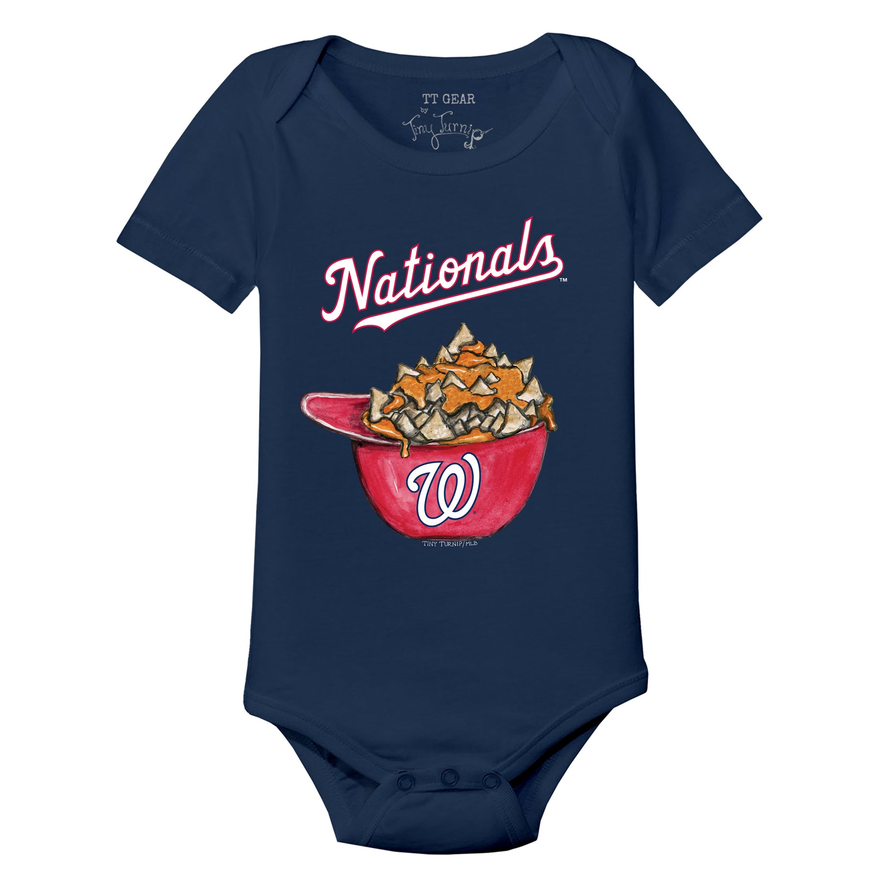 Washington Nationals Nacho Helmet Short Sleeve Snapper