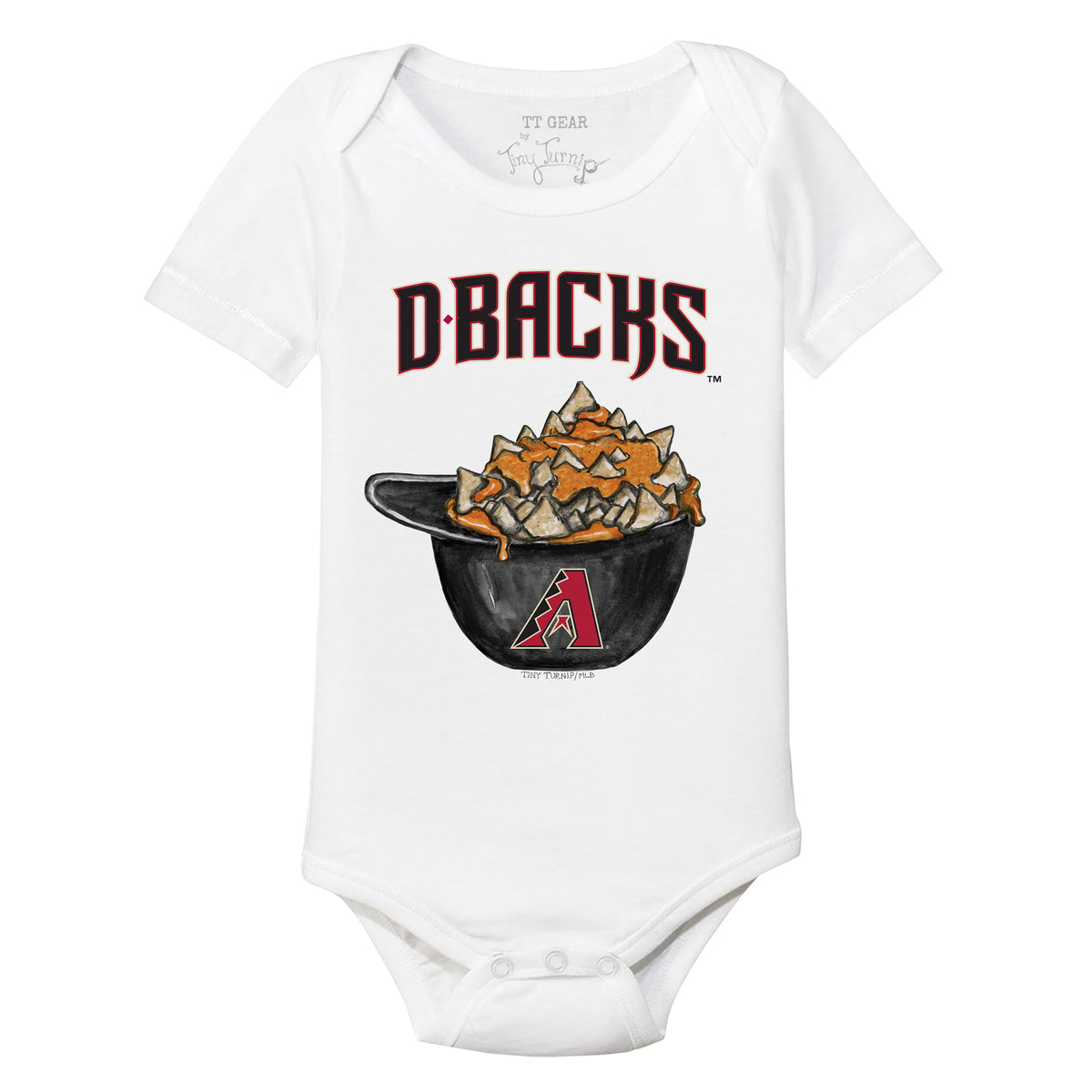 Arizona Diamondbacks Nacho Helmet Short Sleeve Snapper