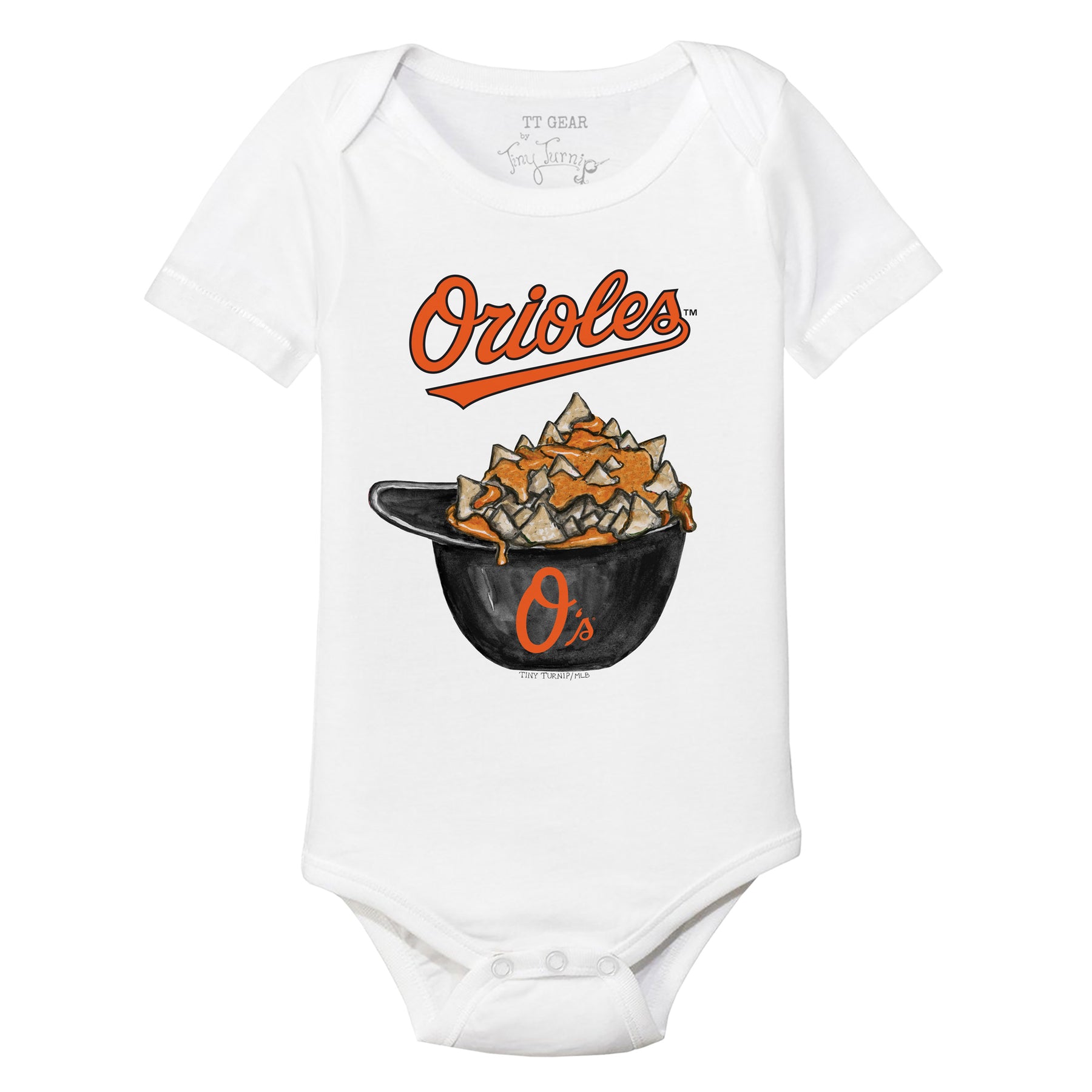 Baltimore Orioles Nacho Helmet Short Sleeve Snapper