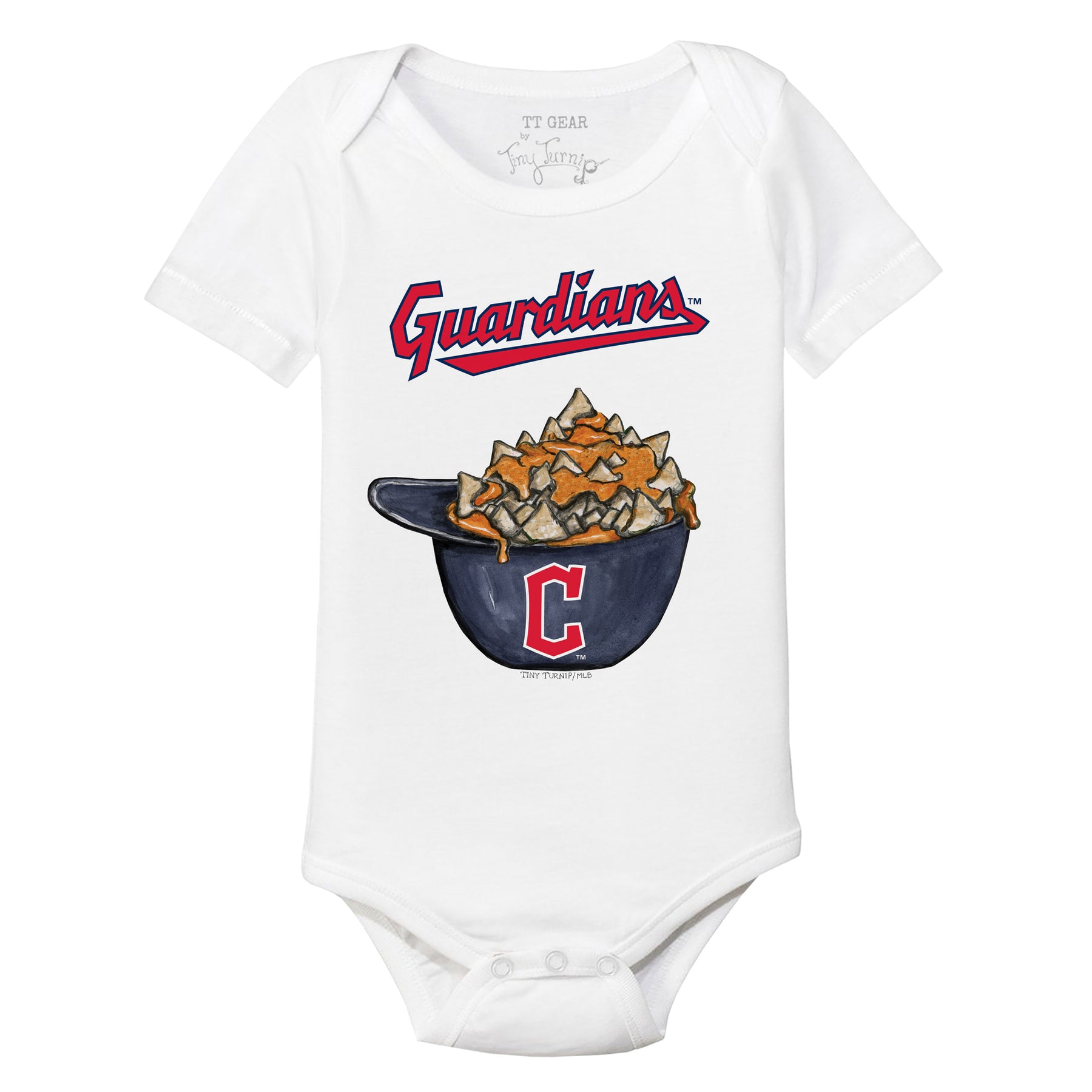 Cleveland Guardians Nacho Helmet Short Sleeve Snapper