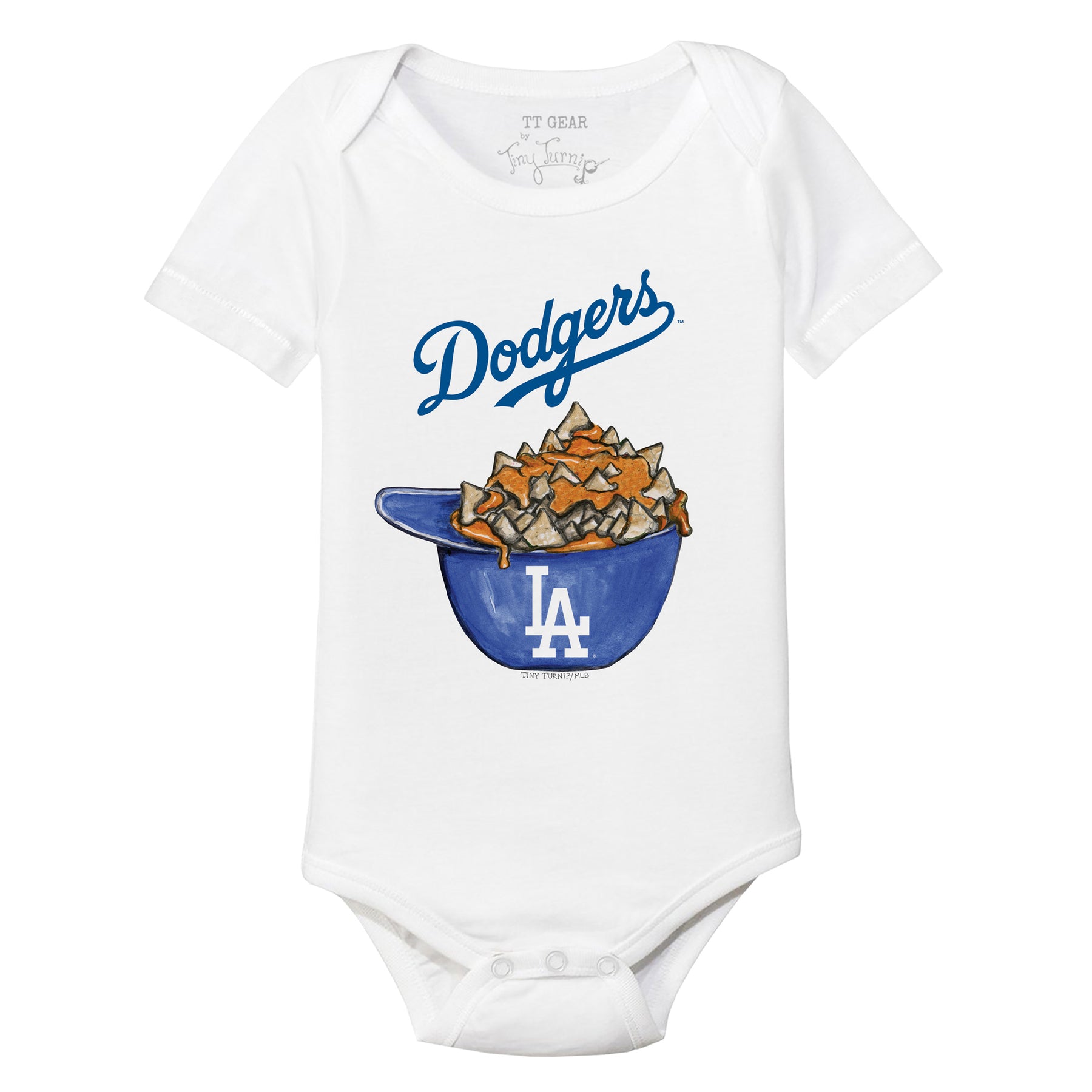 Los Angeles Dodgers Nacho Helmet Short Sleeve Snapper