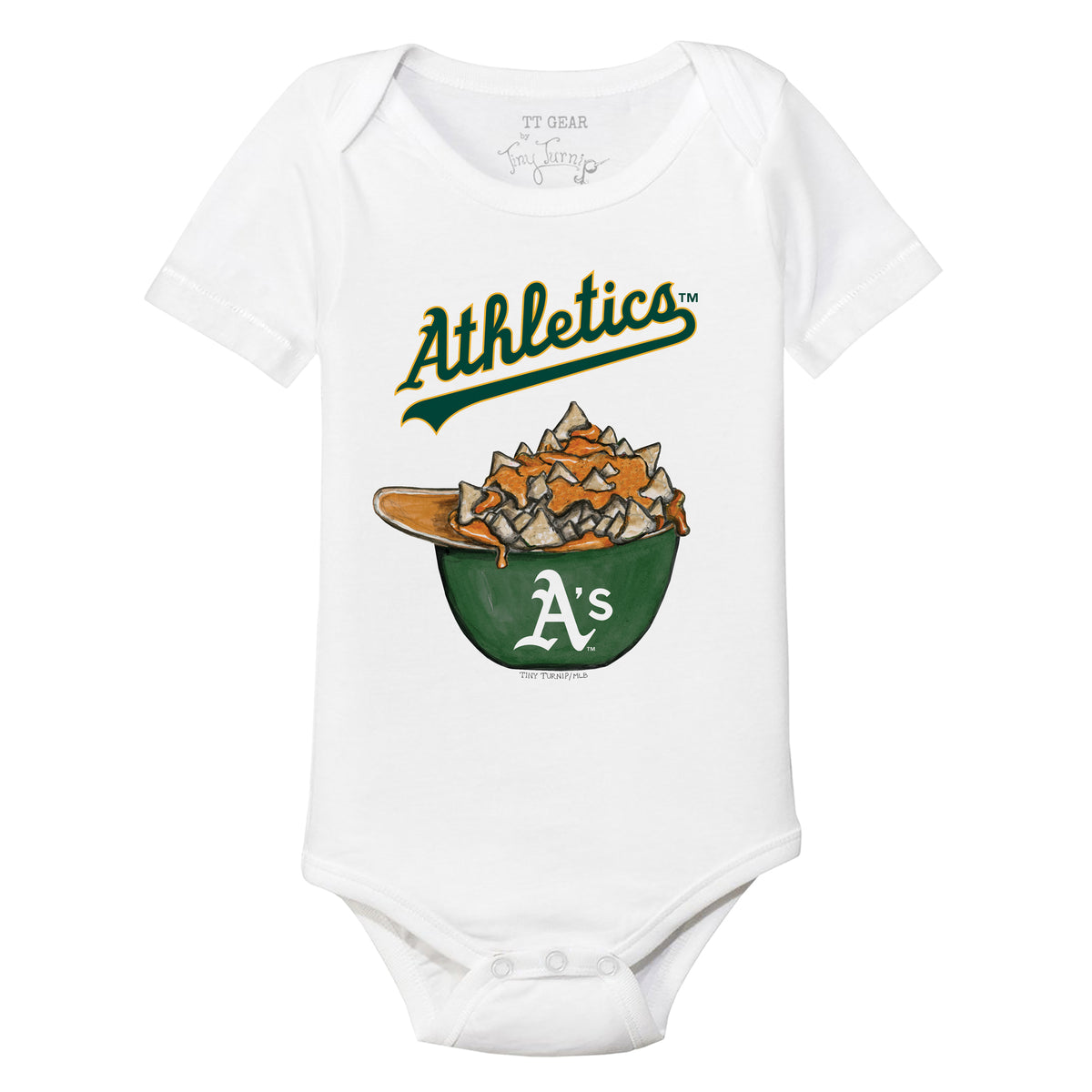 Oakland Athletics Nacho Helmet Short Sleeve Snapper