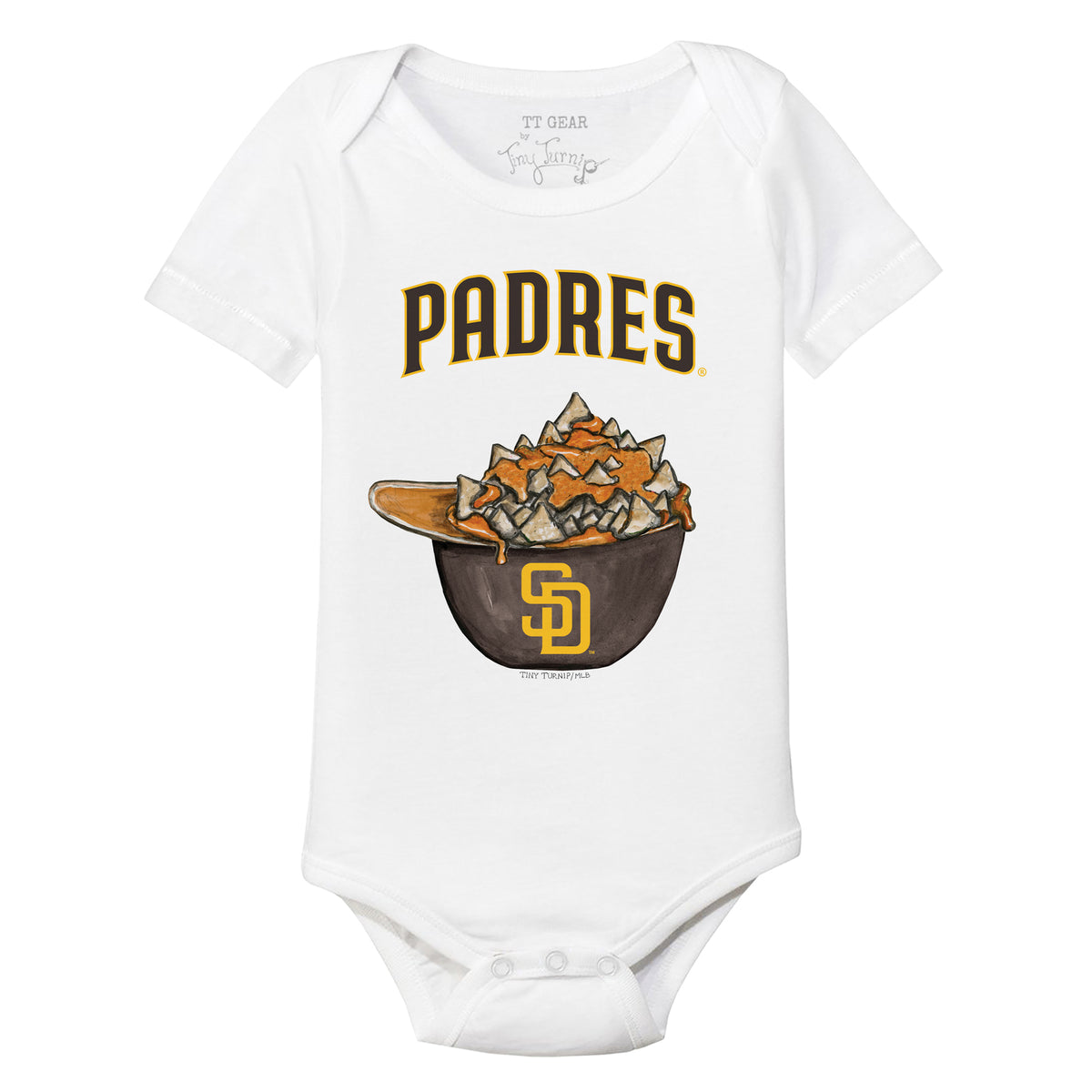 San Diego Padres Nacho Helmet Short Sleeve Snapper