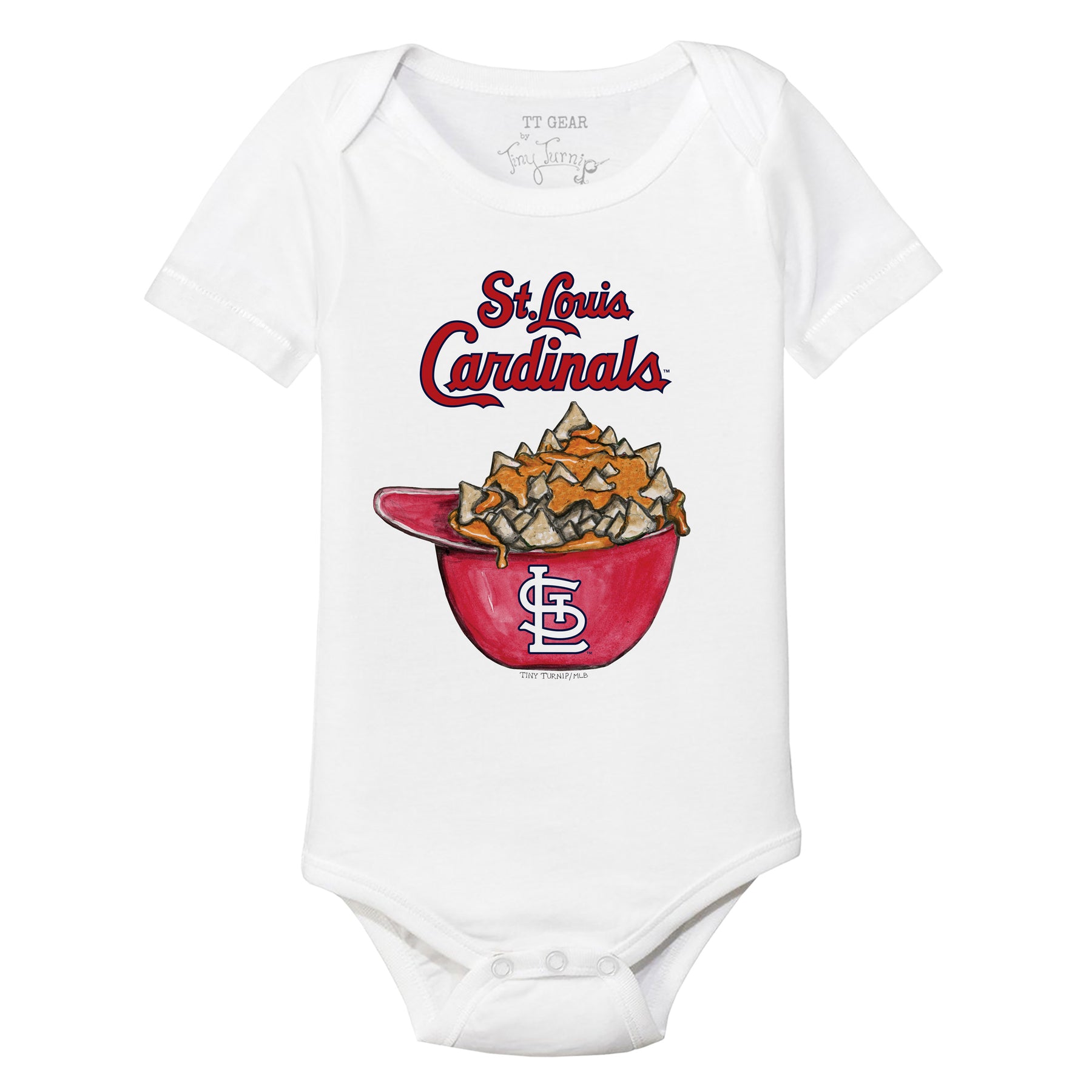 St. Louis Cardinals Nacho Helmet Short Sleeve Snapper