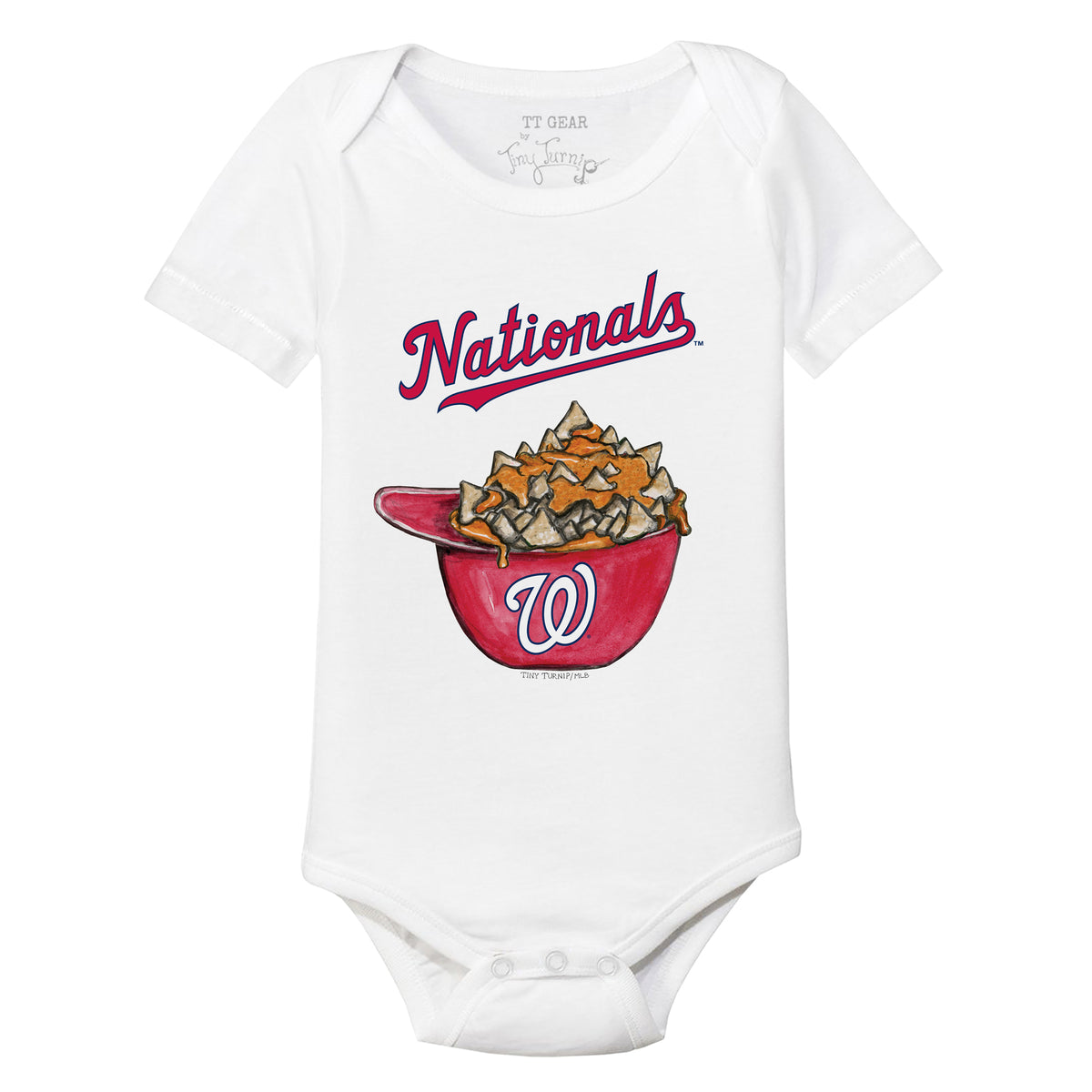 Washington Nationals Nacho Helmet Short Sleeve Snapper