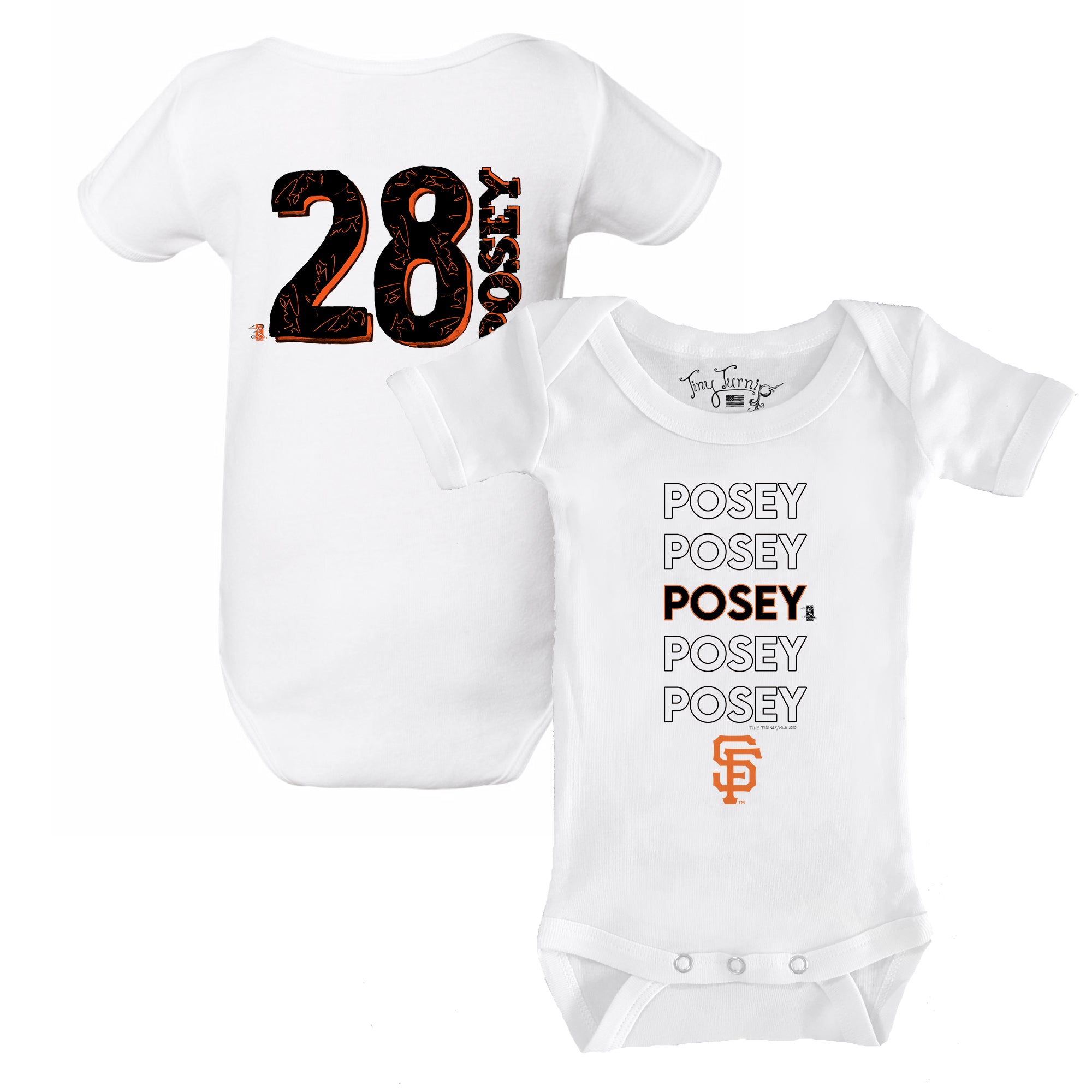 Buster Posey Baby Clothes, San Francisco Baseball Kids Baby Onesie