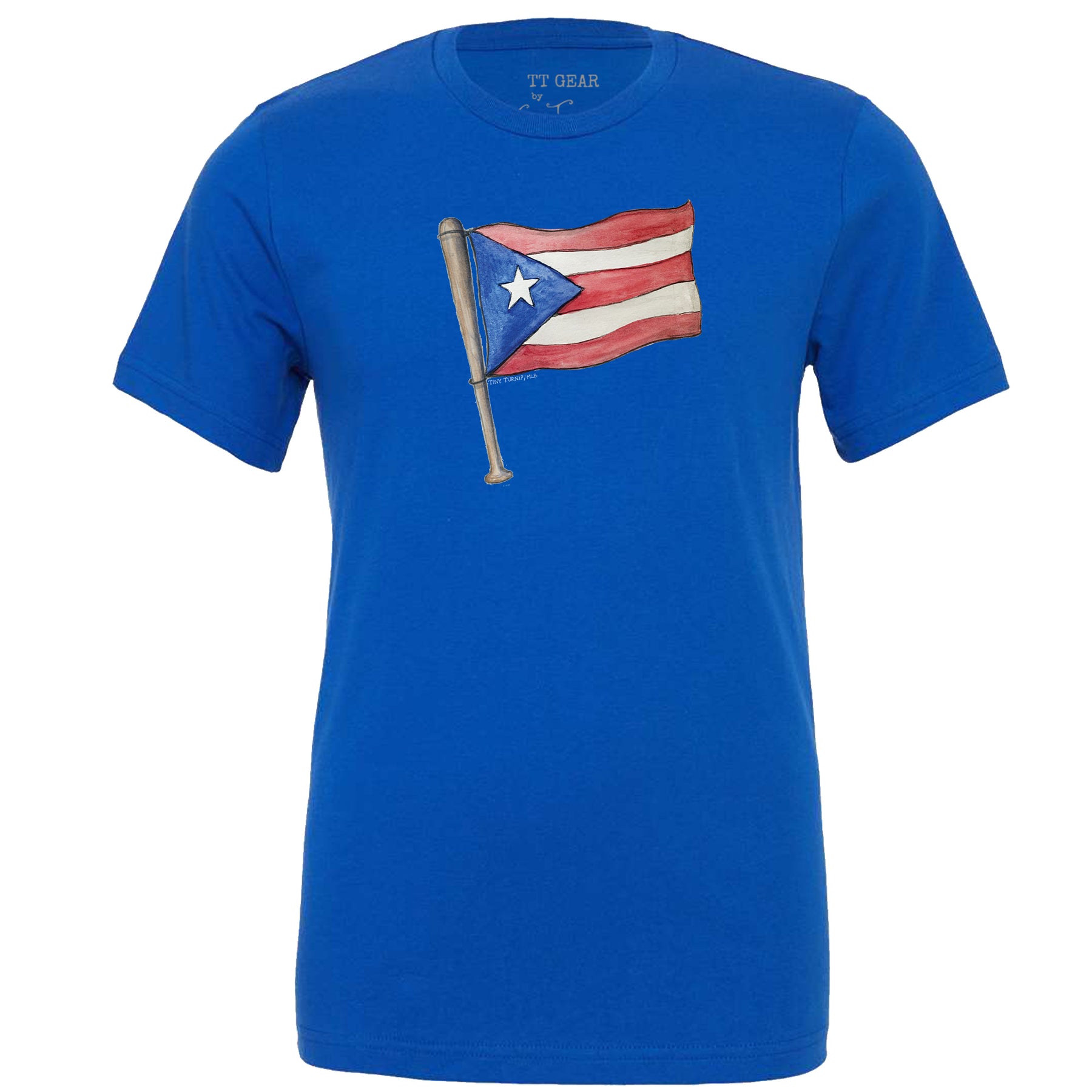 VIP International Baseball Tournament Country Flag Bat Tee Shirt