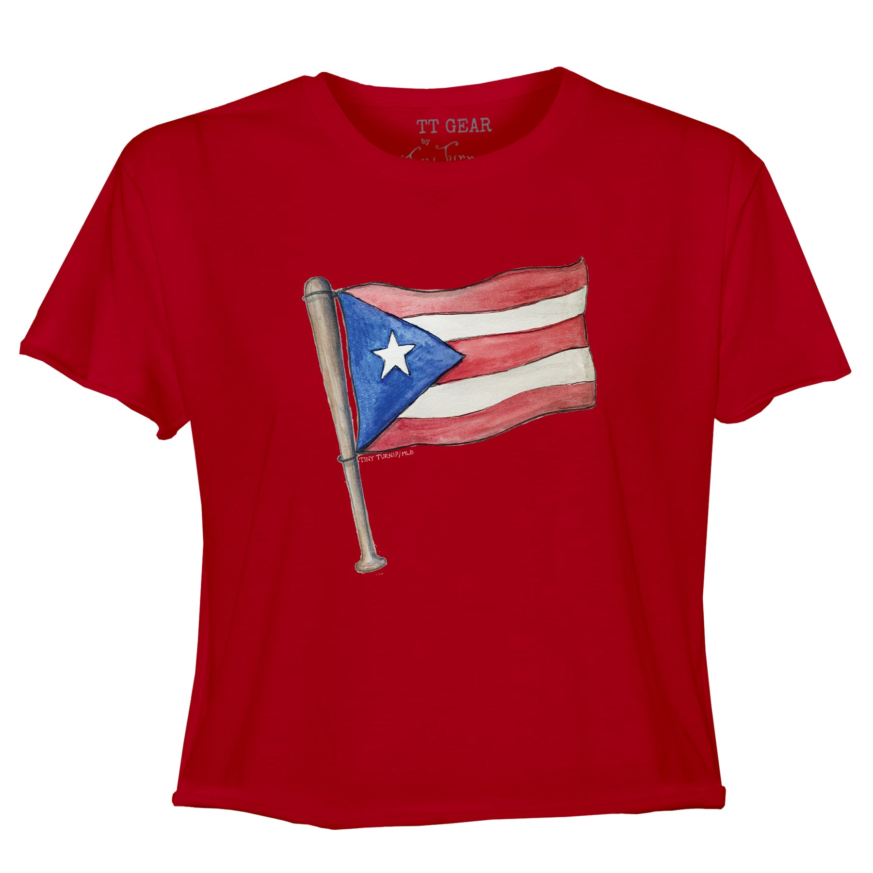 VIP International Baseball Tournament Country Flag Bat Tee Shirt