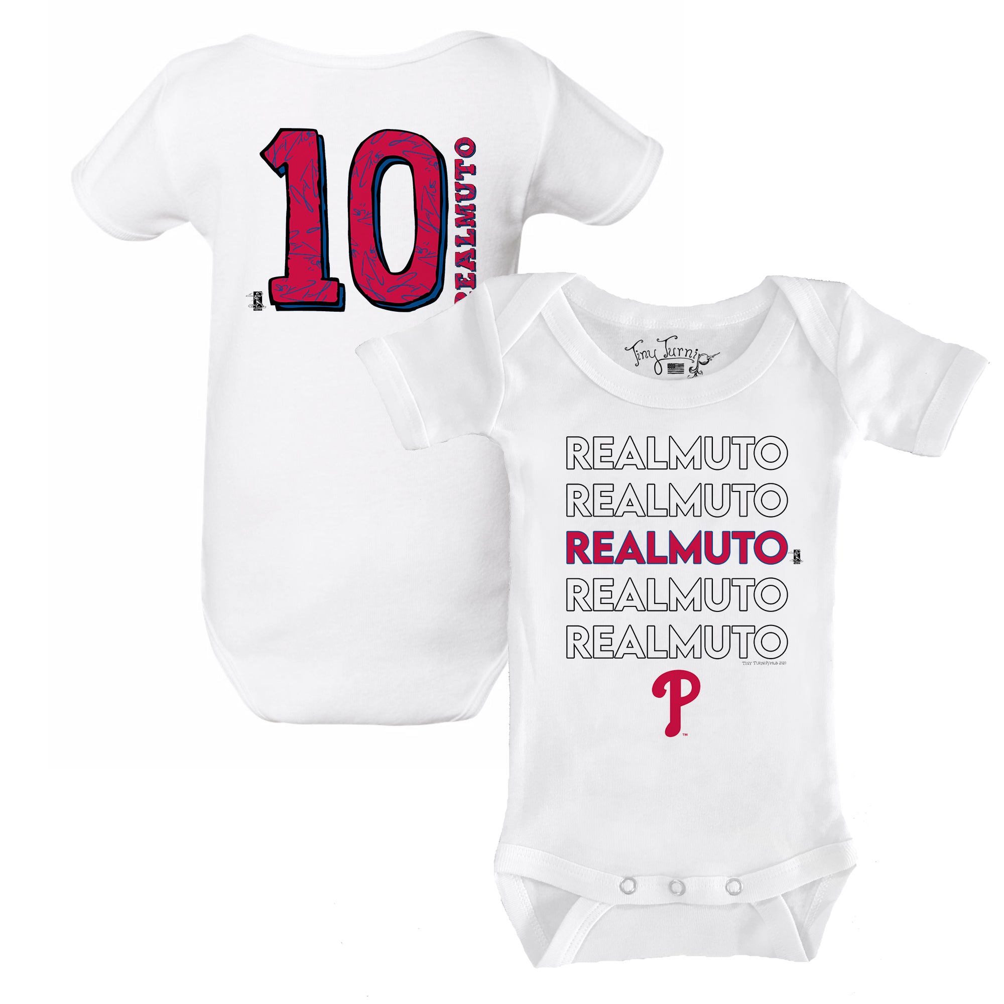 Philadelphia Phillies Tiny Turnip Infant 2023 Spring Training Bodysuit - Red