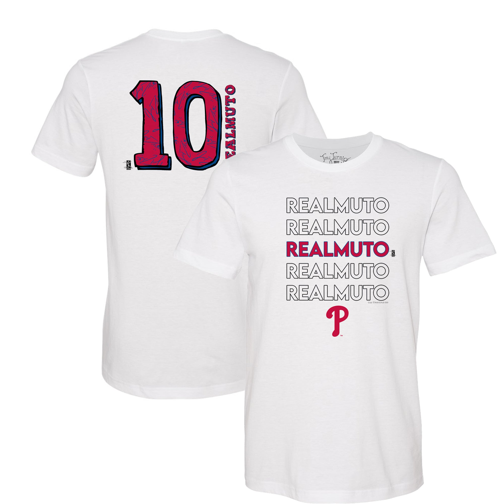 Gildan, Tops, Pink Phillies Realmuto Tshirt Size Medium
