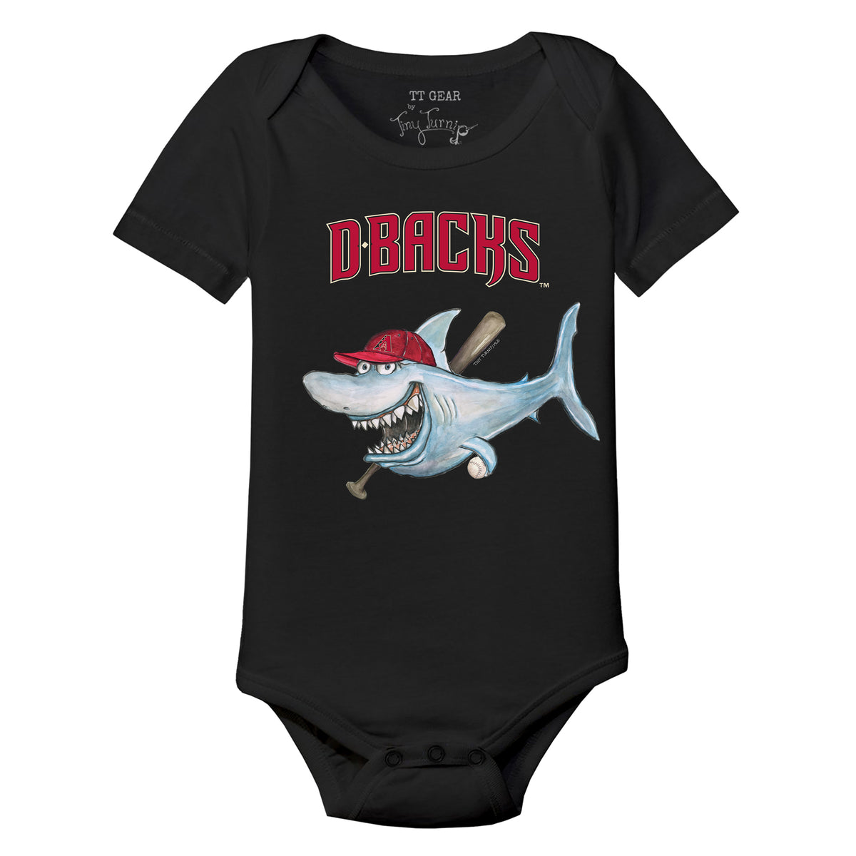 Arizona Diamondbacks Shark Short Sleeve Snapper