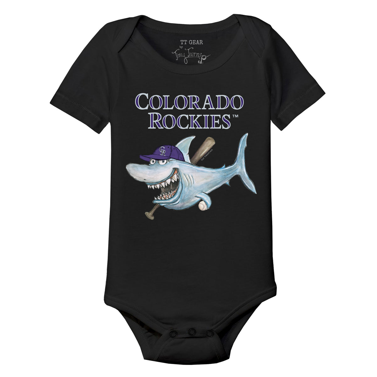 Colorado Rockies Shark Short Sleeve Snapper