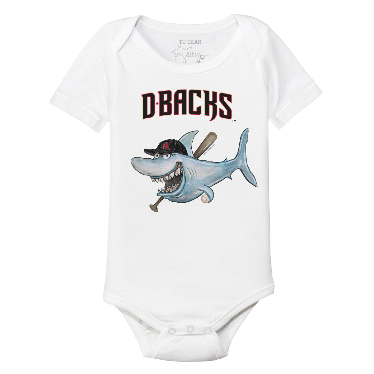 Arizona Diamondbacks Shark Short Sleeve Snapper