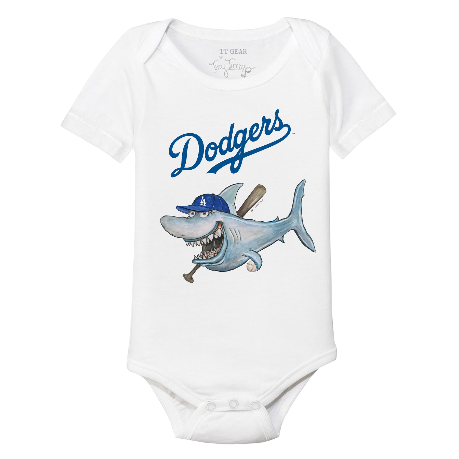Los Angeles Dodgers Shark Short Sleeve Snapper