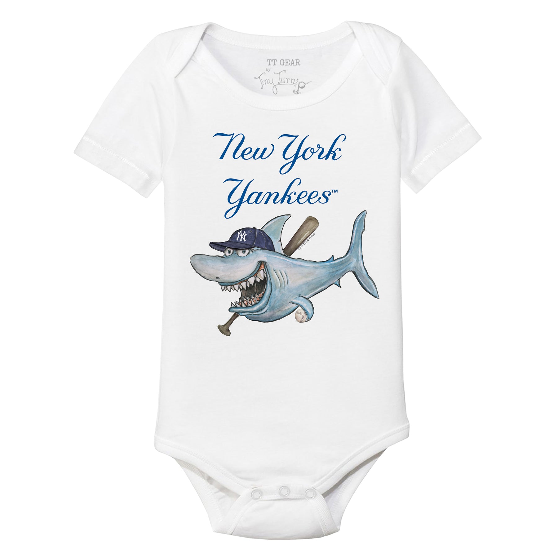 New York Yankees Shark Short Sleeve Snapper