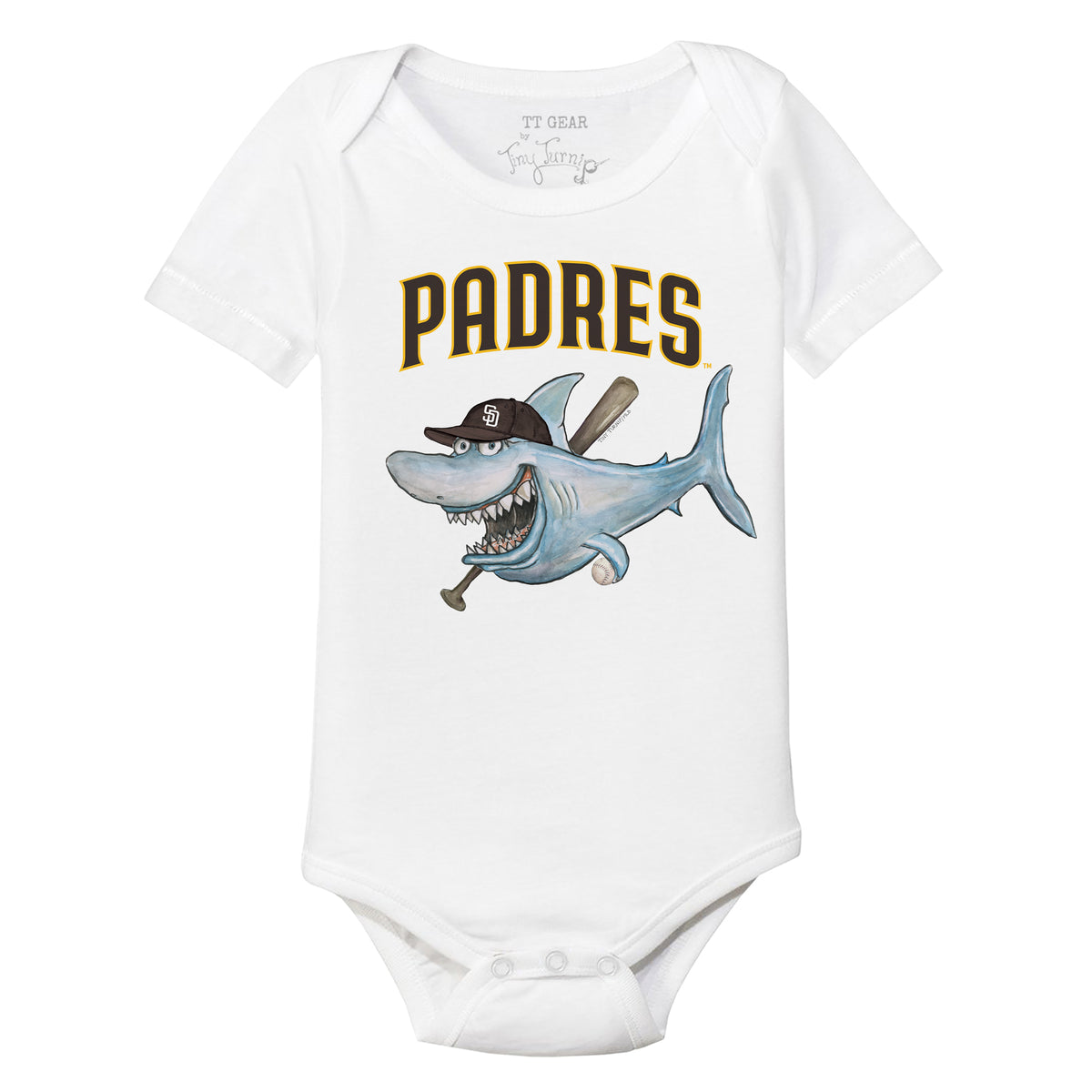 San Diego Padres Shark Short Sleeve Snapper