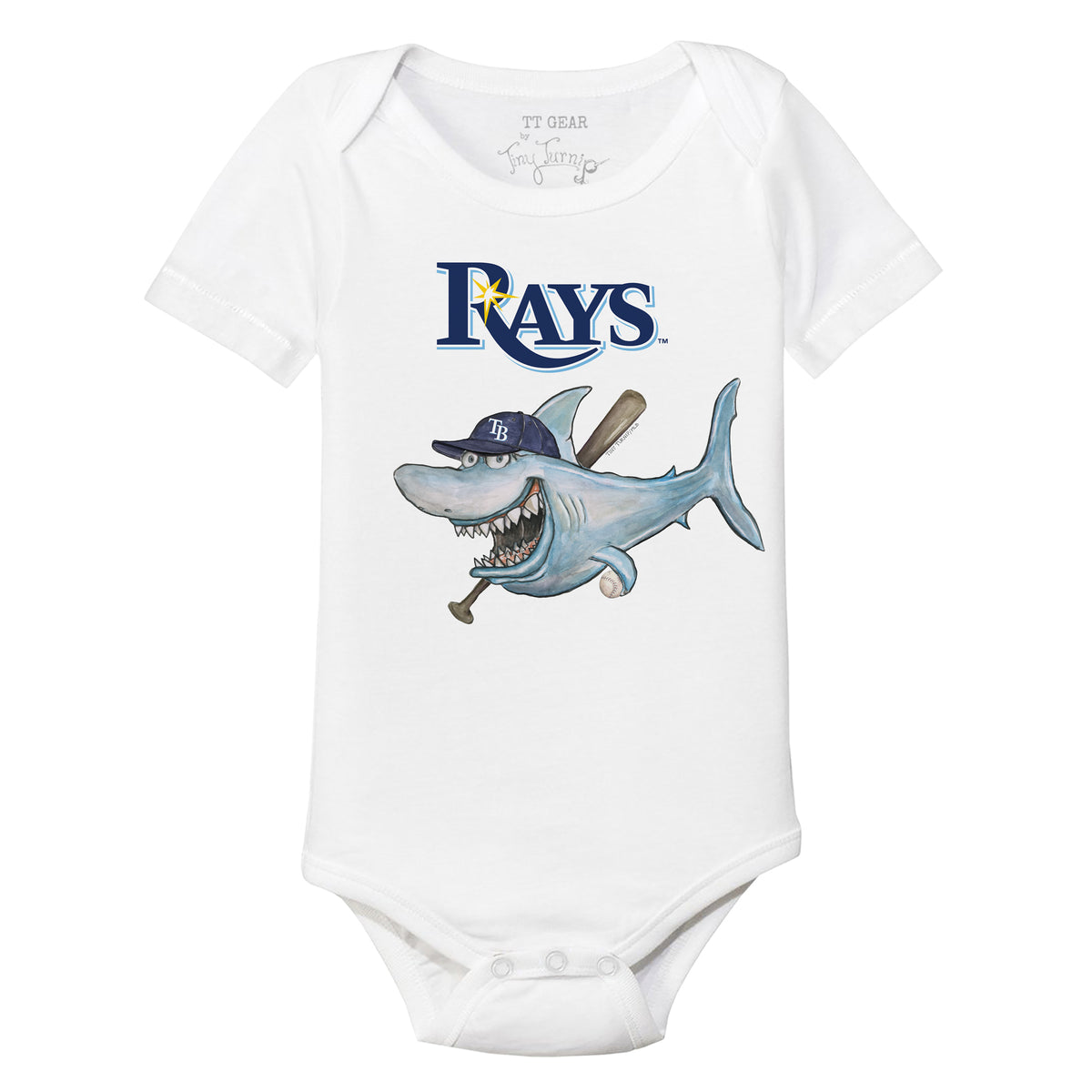 Tampa Bay Rays Shark Short Sleeve Snapper