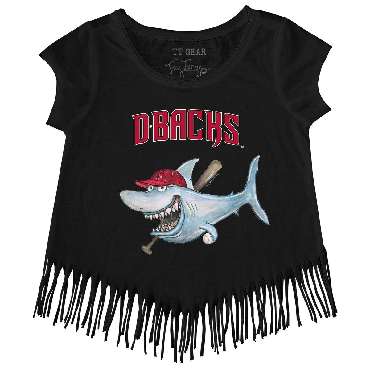 Arizona Diamondbacks Shark Fringe Tee