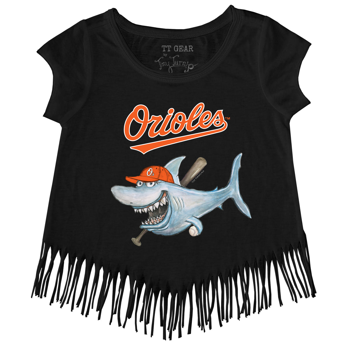 Baltimore Orioles Shark Fringe Tee