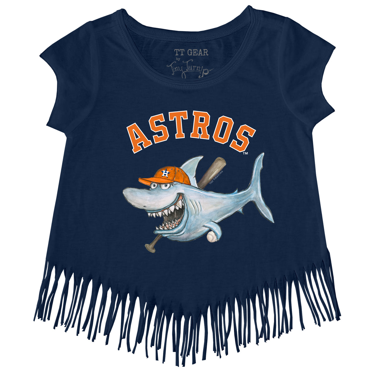 Houston Astros Shark Fringe Tee