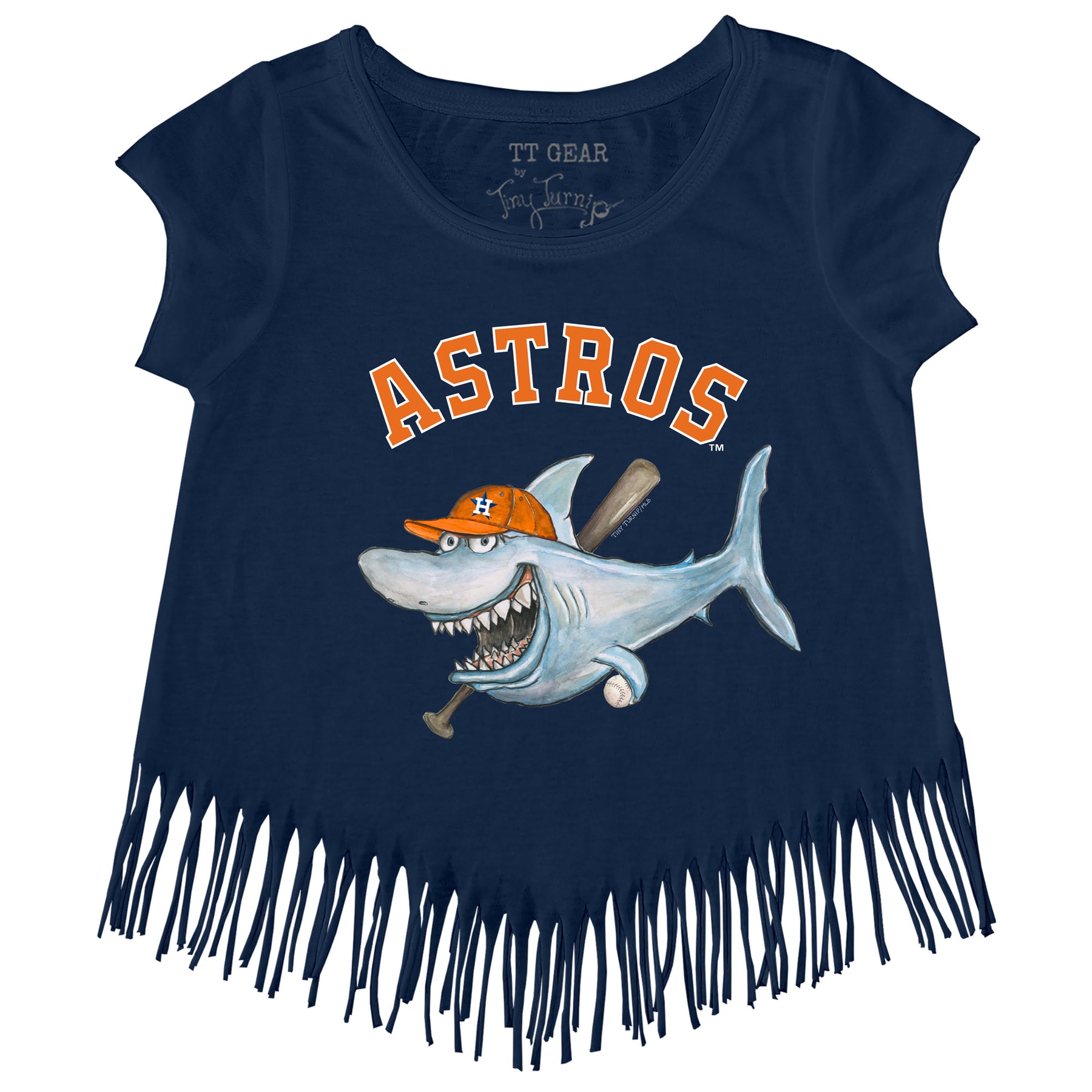 Houston Astros Shark Fringe Tee