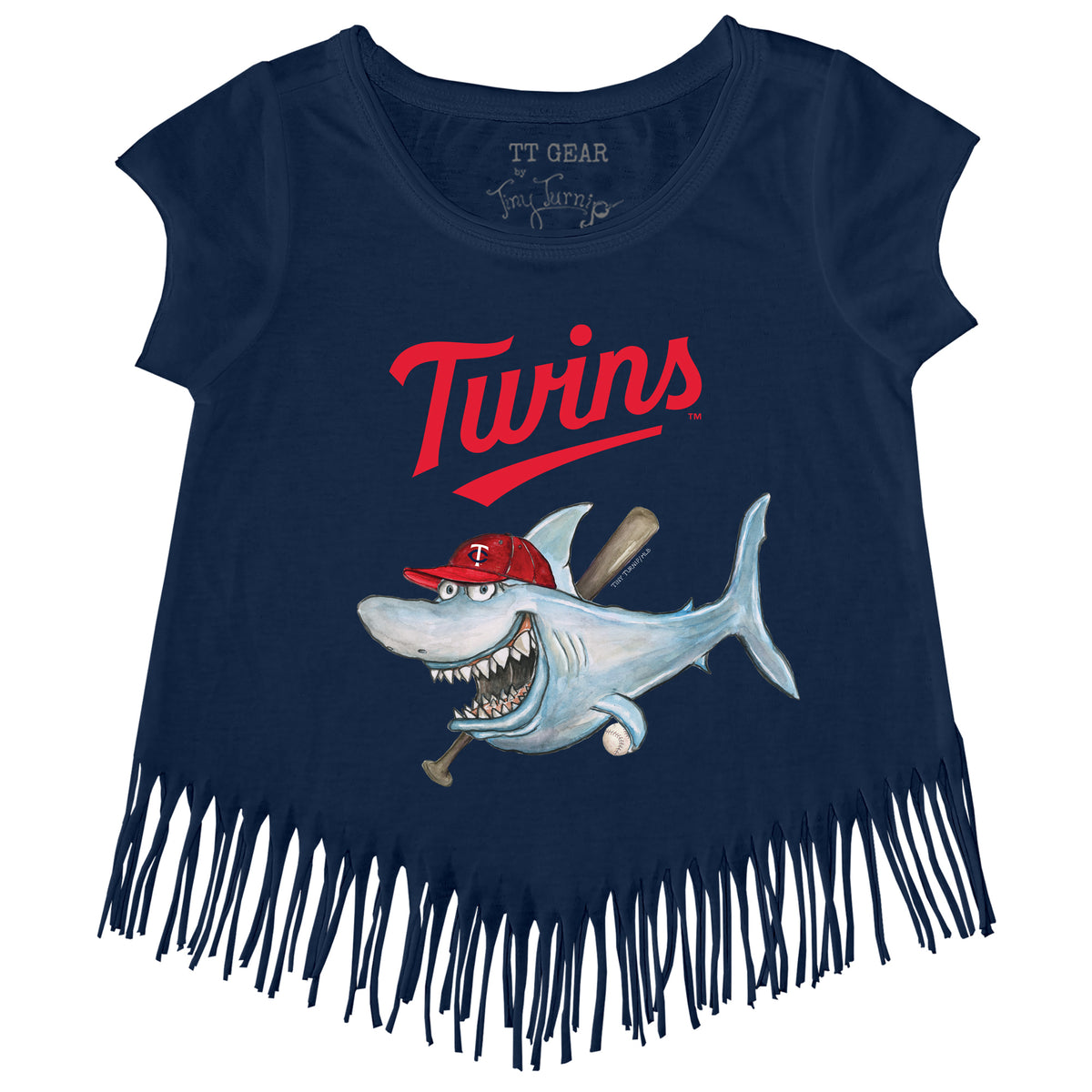 Minnesota Twins Shark Fringe Tee