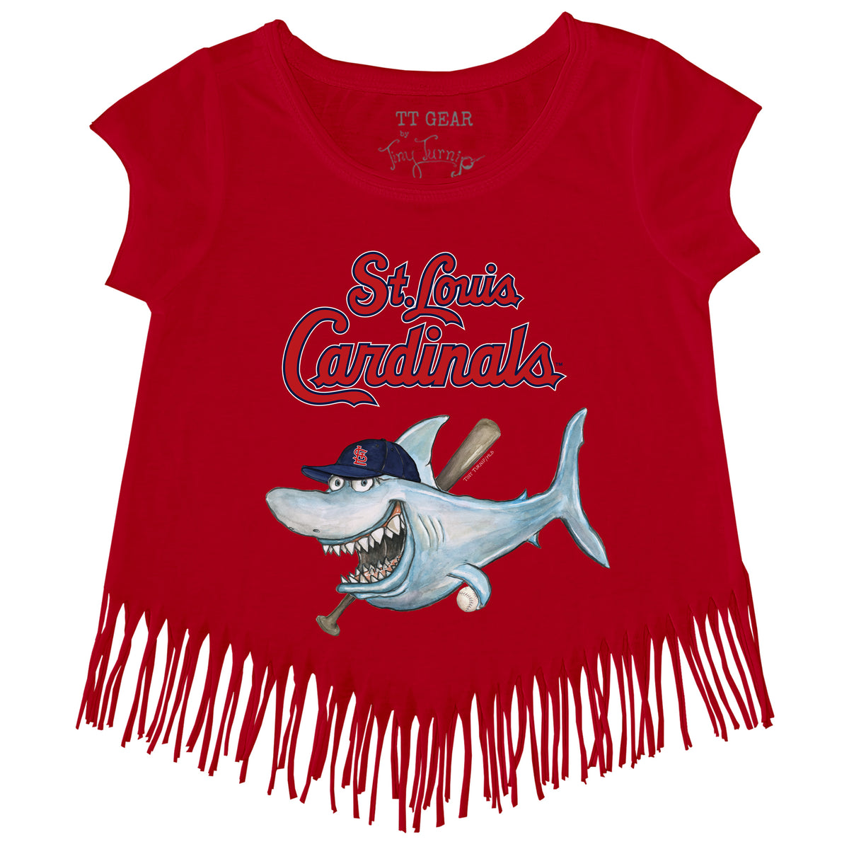 St. Louis Cardinals Shark Fringe Tee