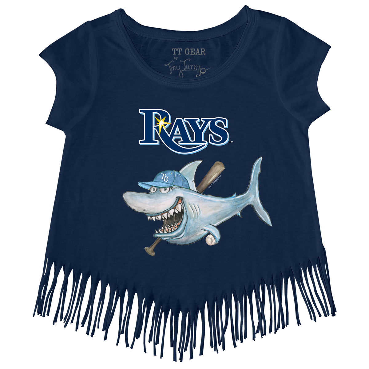 Tampa Bay Rays Shark Fringe Tee