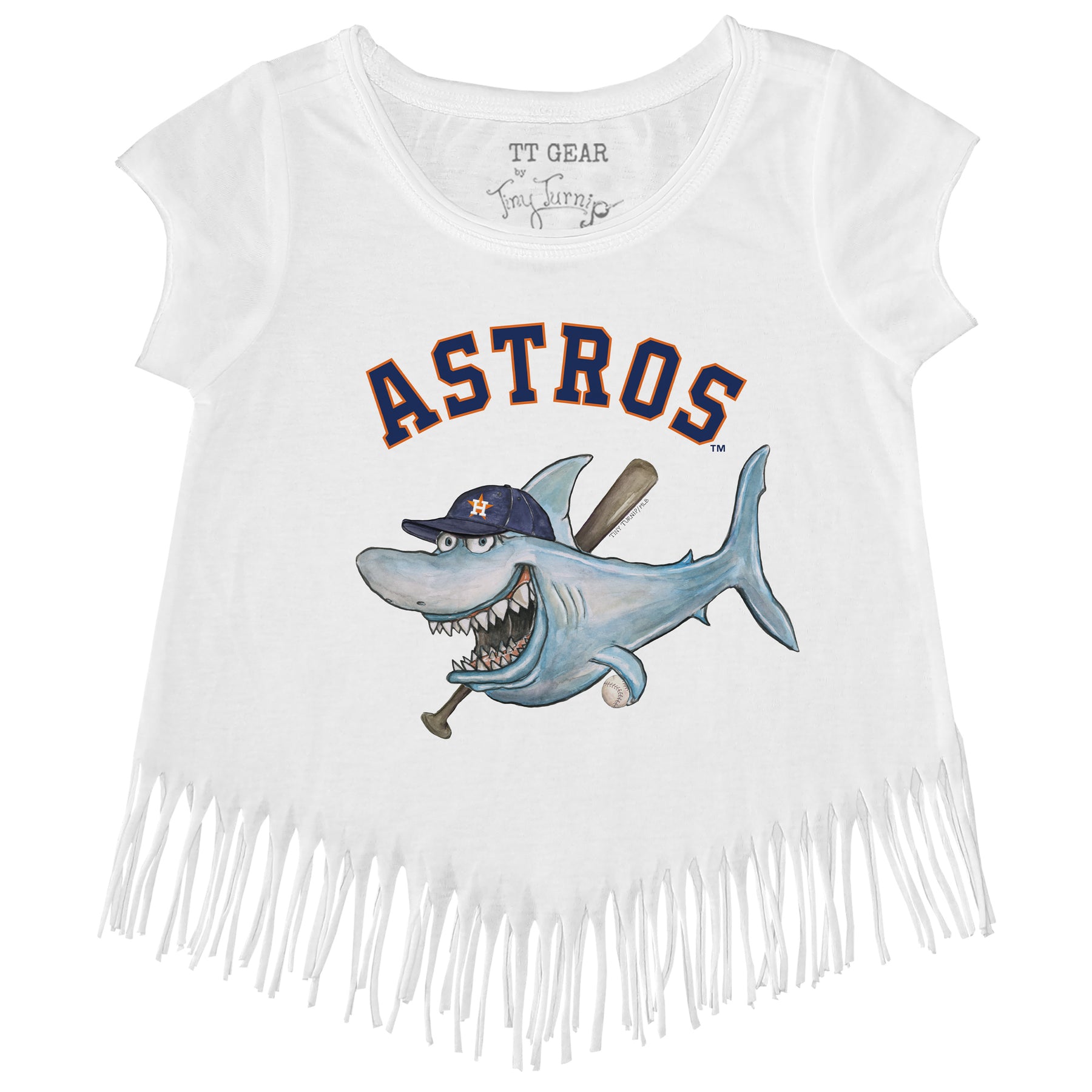 Houston Astros Shark Fringe Tee