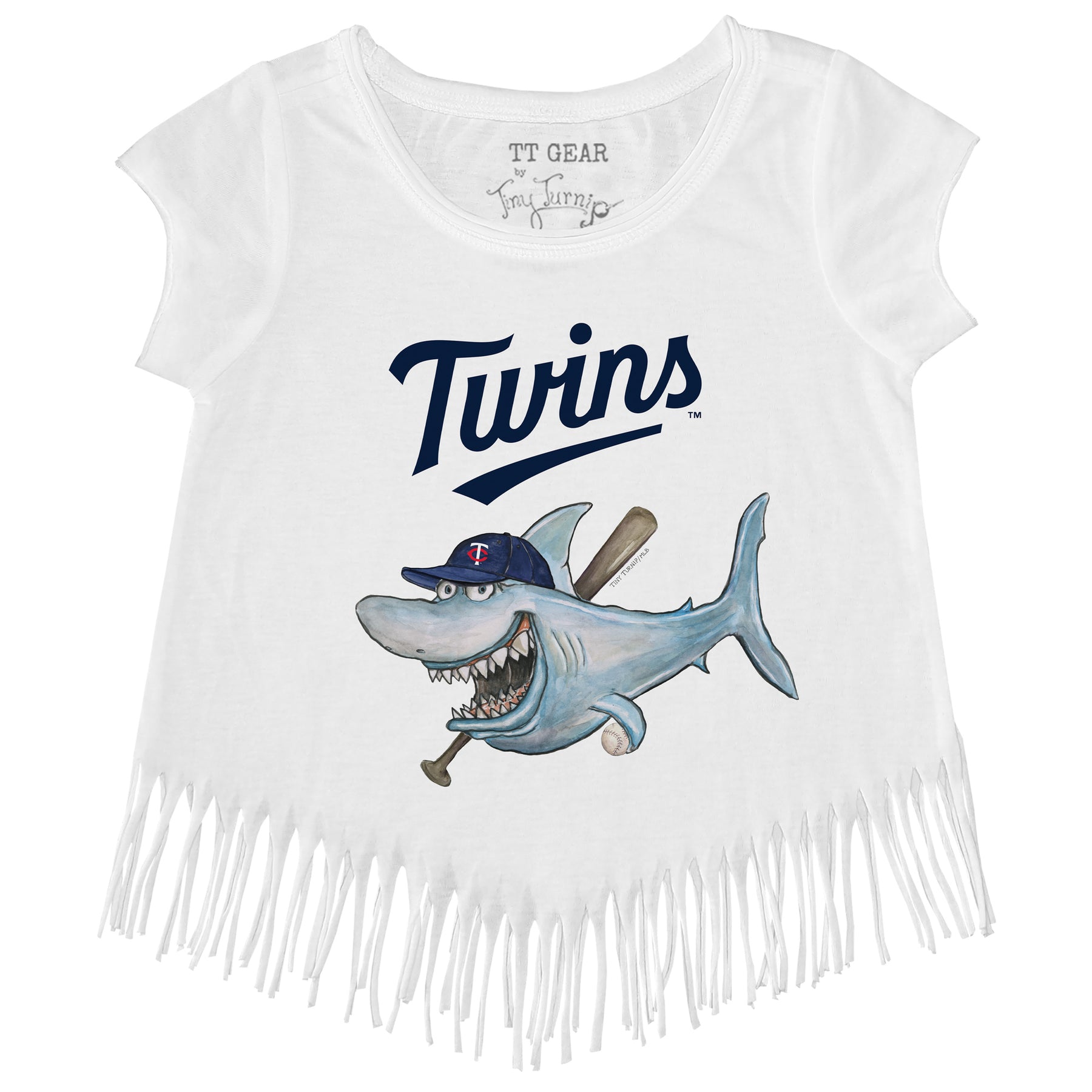 Minnesota Twins Shark Fringe Tee