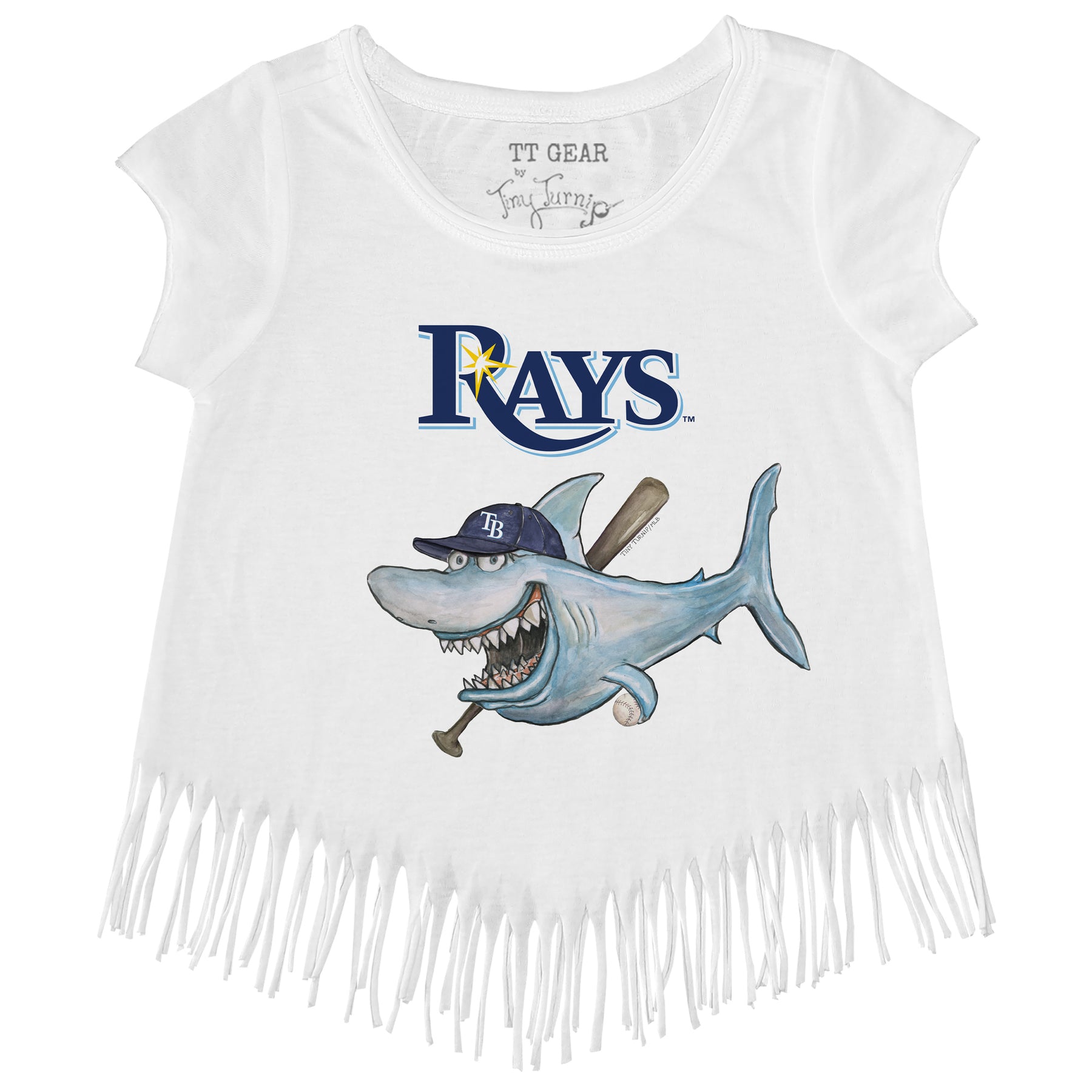 Tampa Bay Rays Shark Fringe Tee