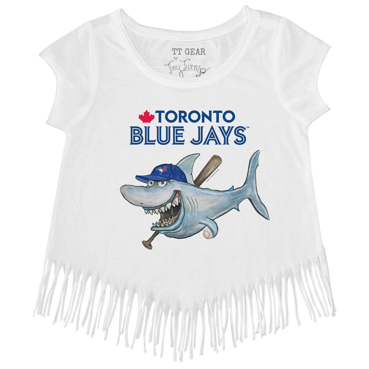 Toronto Blue Jays Shark Fringe Tee