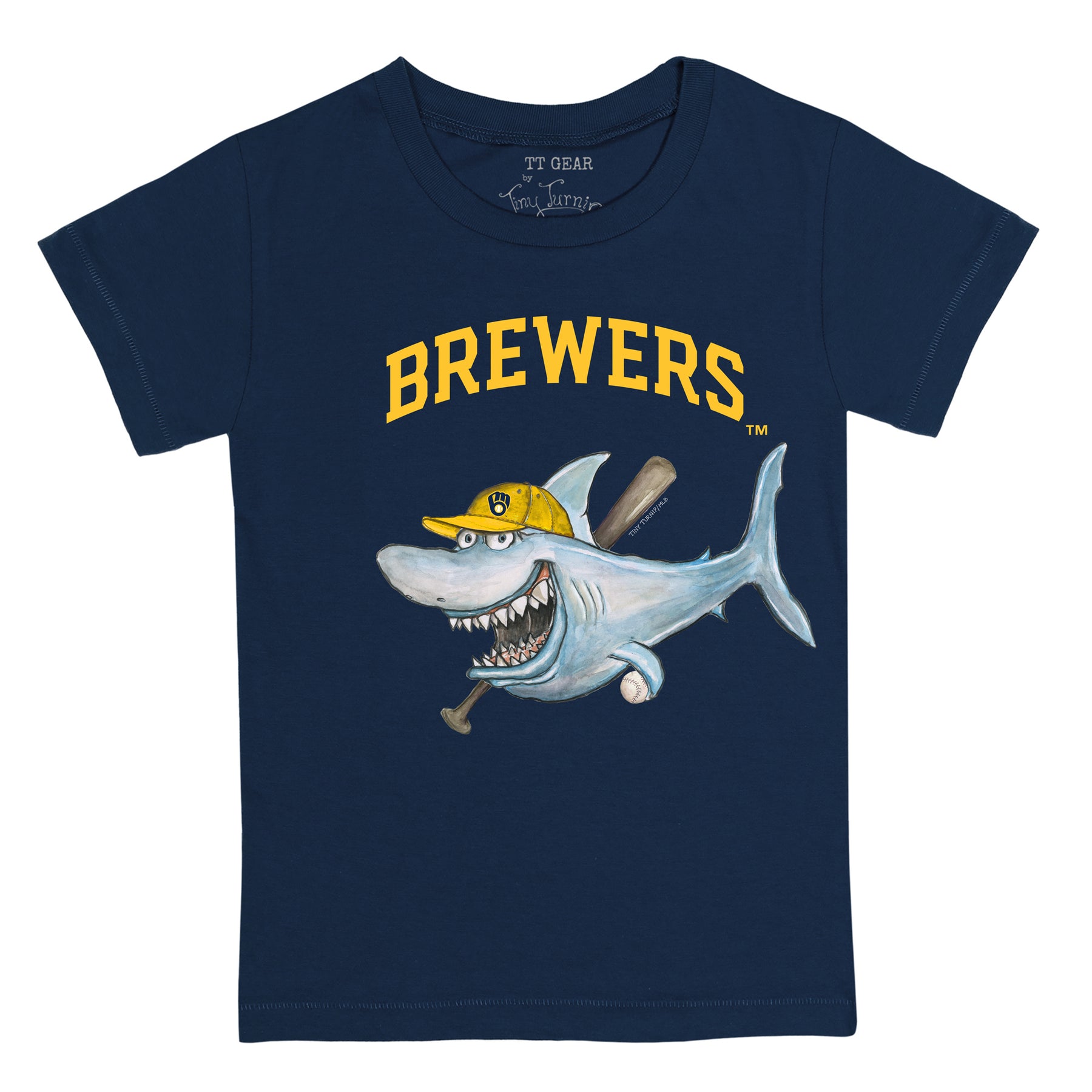 Milwaukee Brewers Shark Tee Shirt