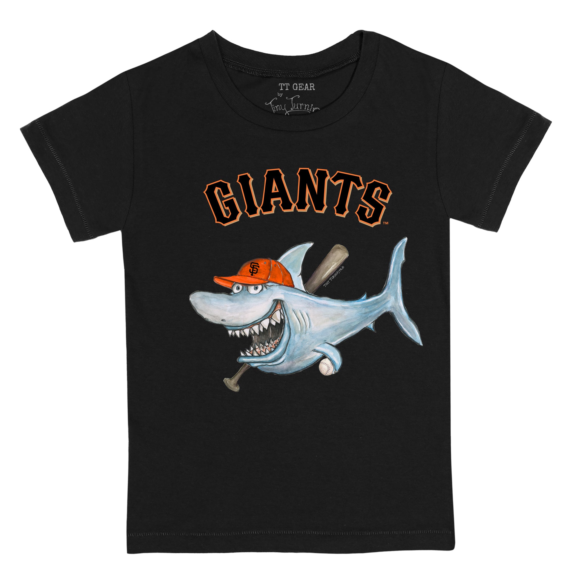 Youth Tiny Turnip White San Francisco Giants Baseball Love T-Shirt Size: Small