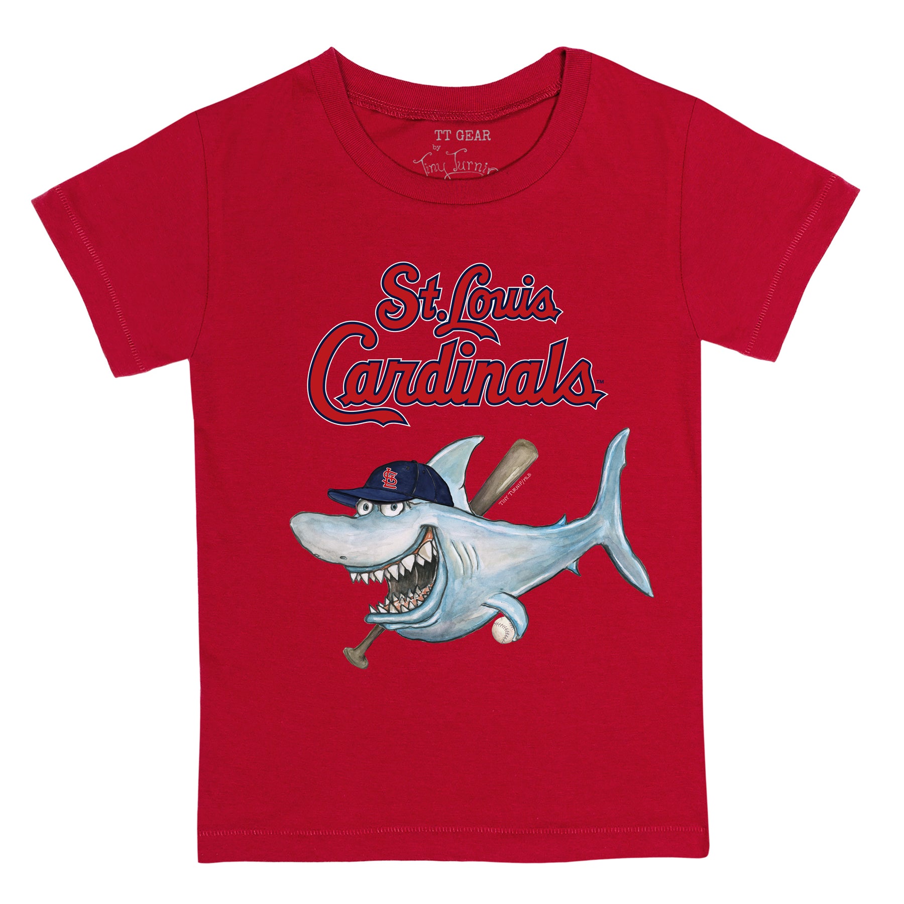 St. Louis Cardinals Shark Tee Shirt