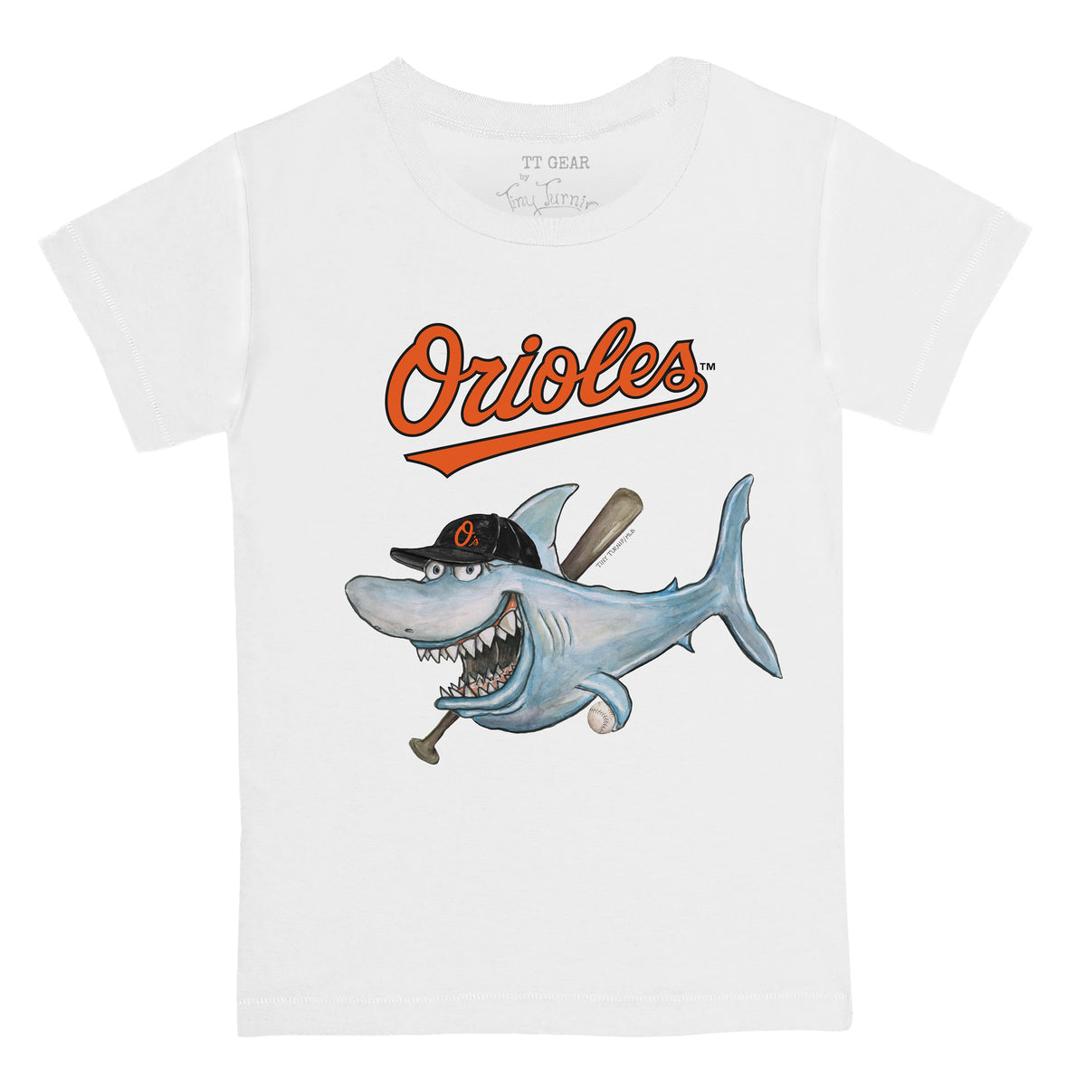 Baltimore Orioles Shark Tee Shirt