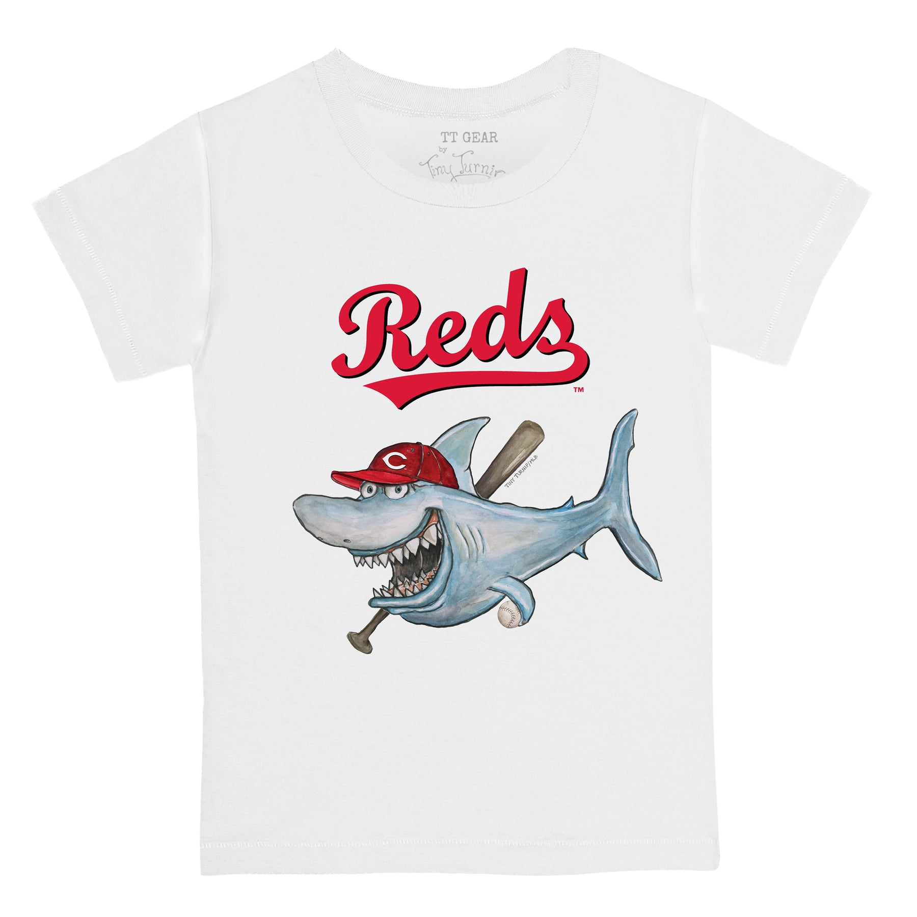 Cincinnati Reds Shark Tee Shirt