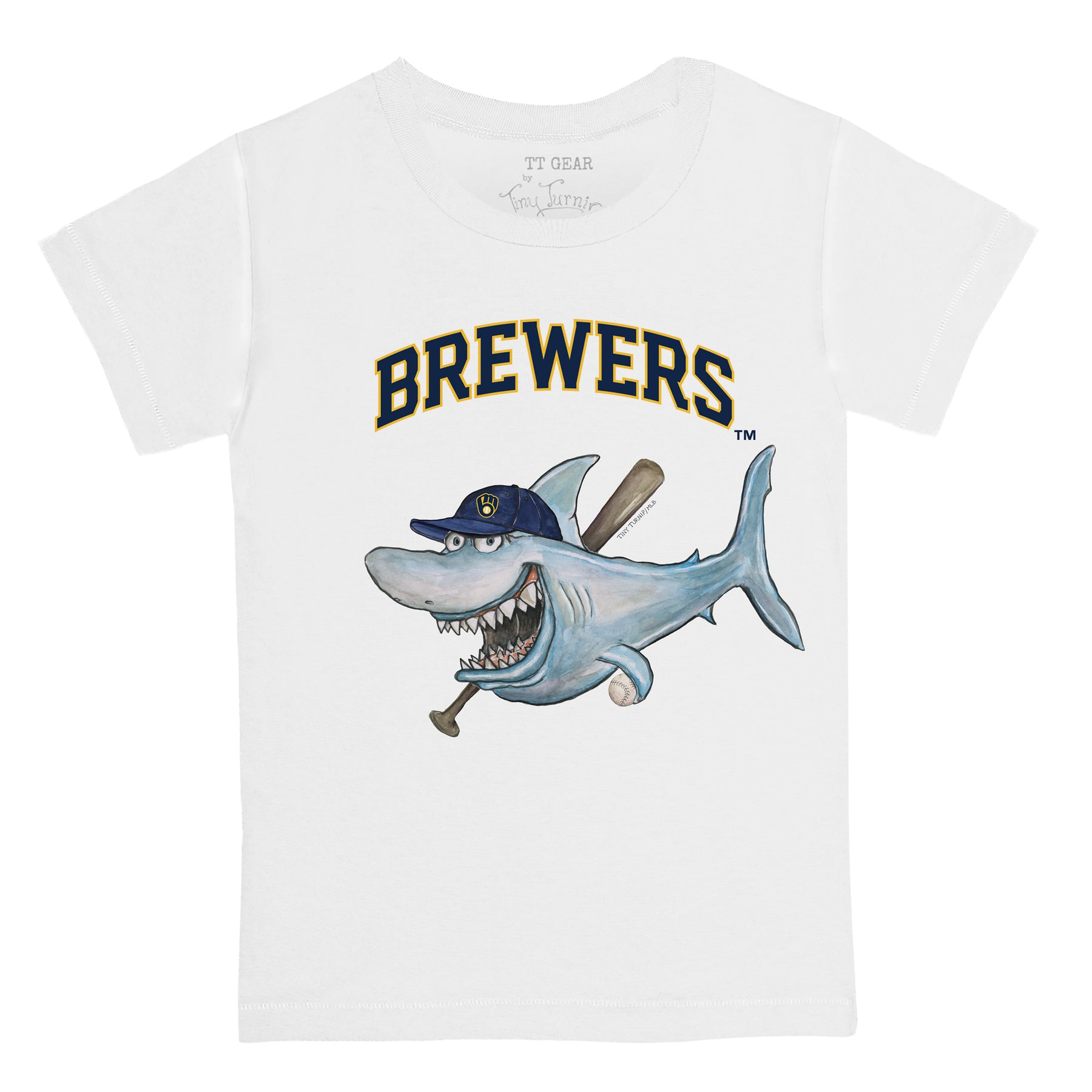 Milwaukee Brewers Shark Tee Shirt