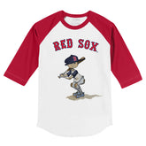 Boston Red Sox Slugger 3/4 Red Sleeve Raglan