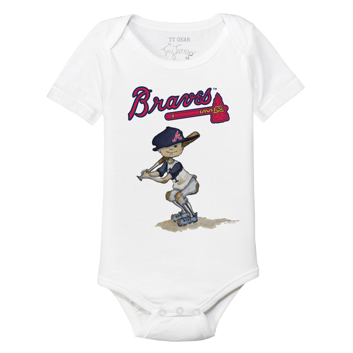 Atlanta Braves Slugger Short Sleeve Snapper