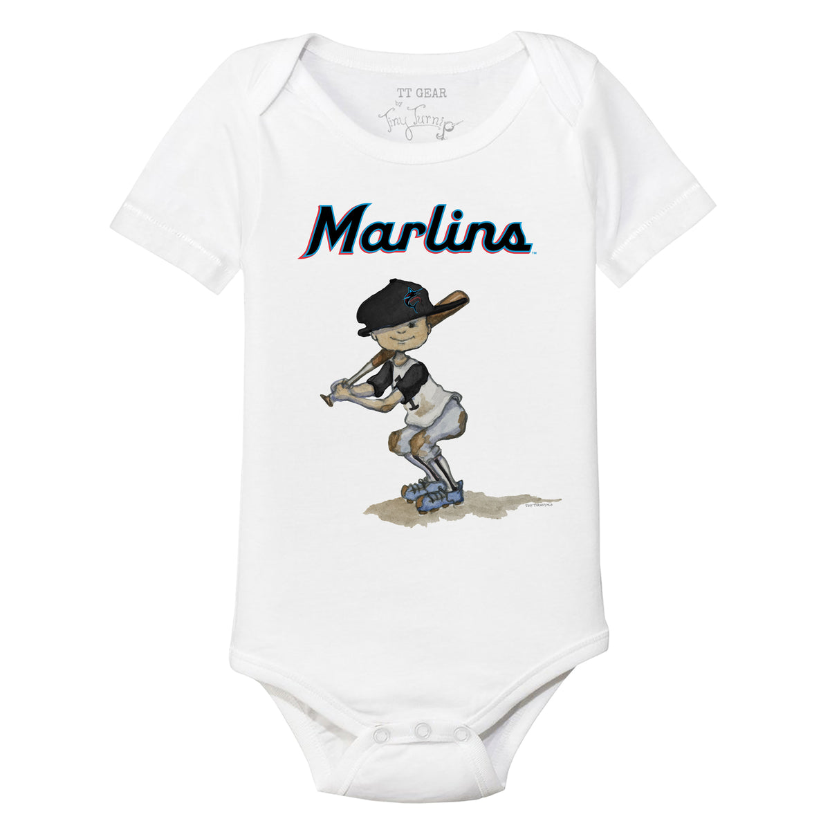 Miami Marlins Slugger Short Sleeve Snapper
