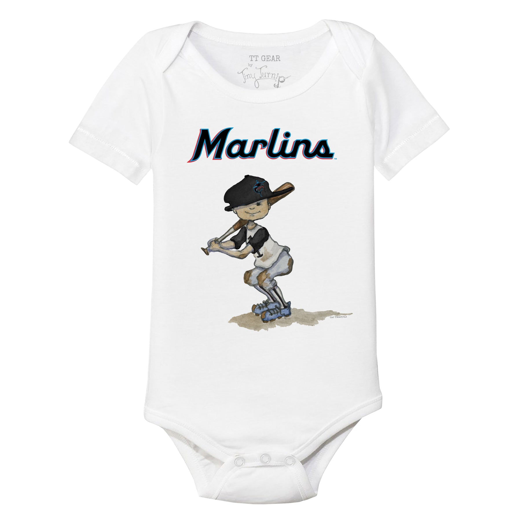 Miami Marlins Slugger Short Sleeve Snapper