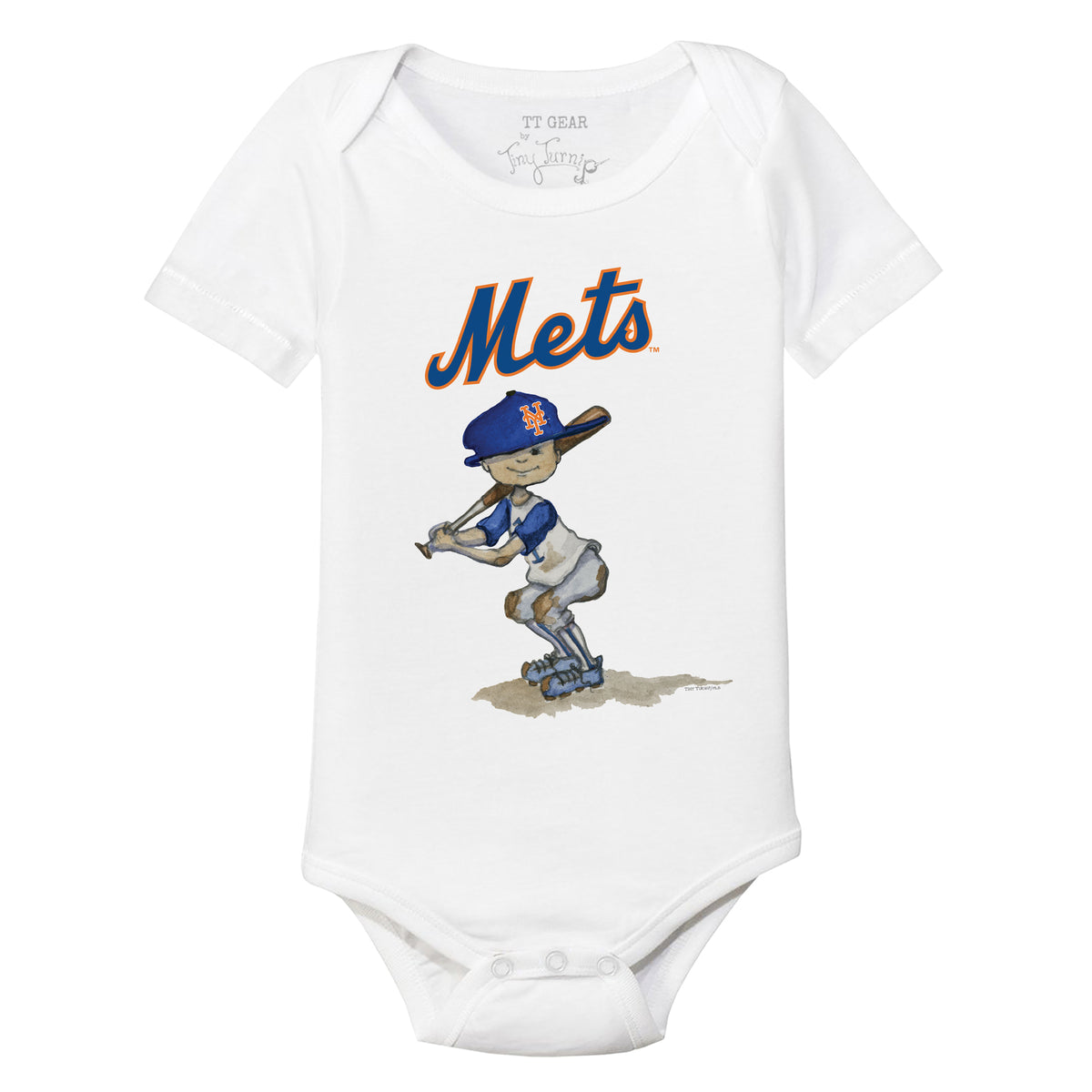 New York Mets Slugger Short Sleeve Snapper