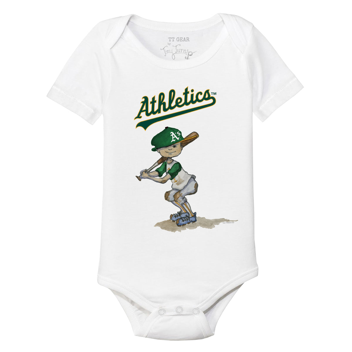 Oakland Athletics Slugger Short Sleeve Snapper