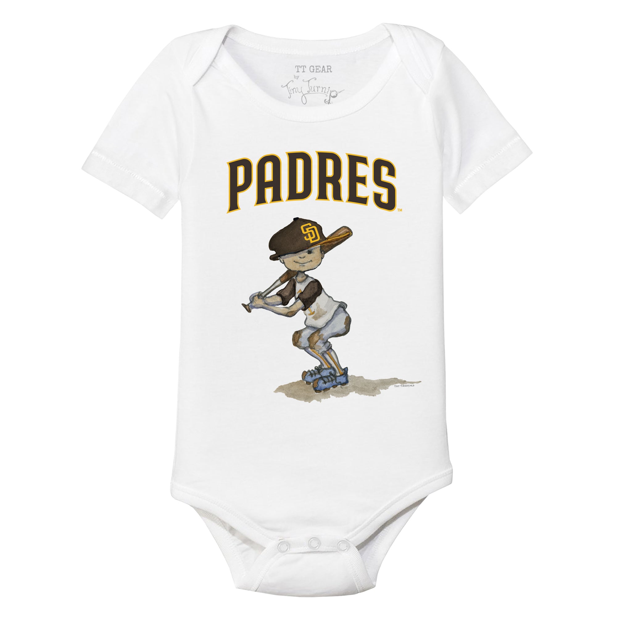 San Diego Padres Slugger Short Sleeve Snapper Tiny Turnip San Diego Padres Slugger Short Sleeve Snapper Tiny Turnip